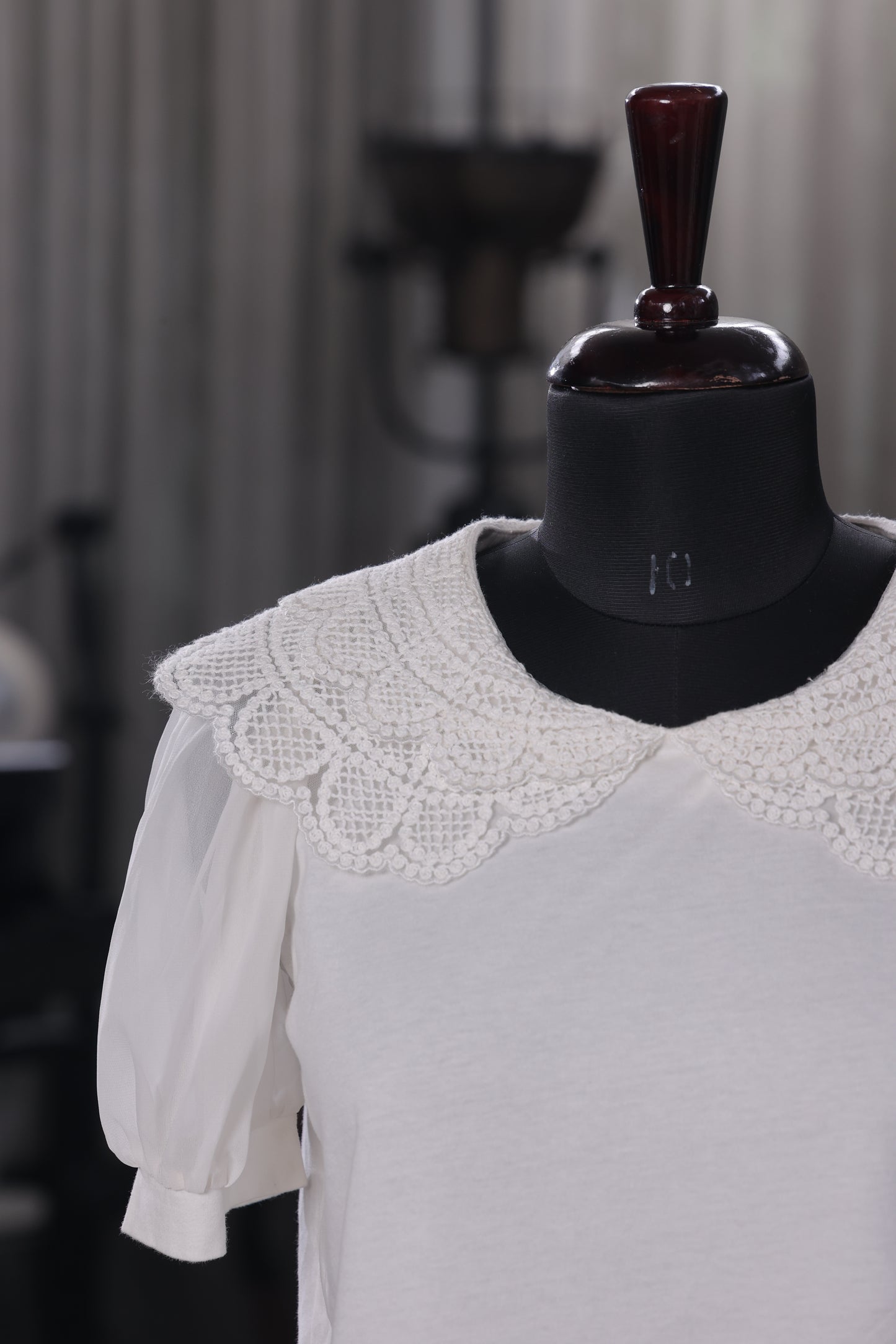 Snowflake Embroidery Blouse