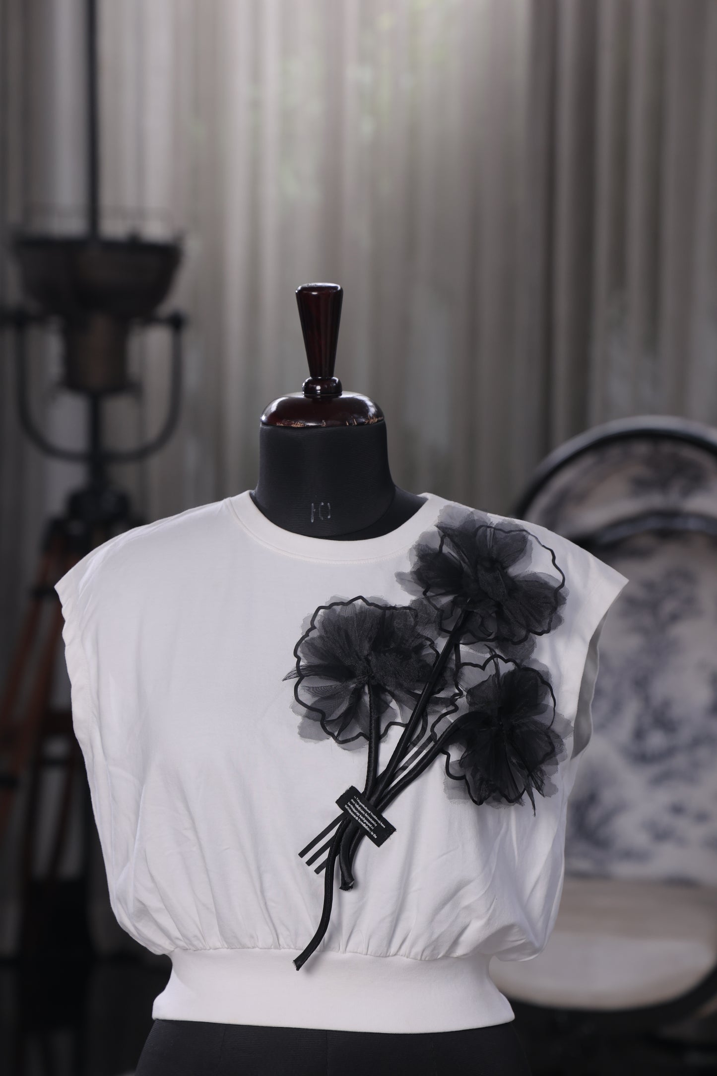 3D Shadow Blossom Top