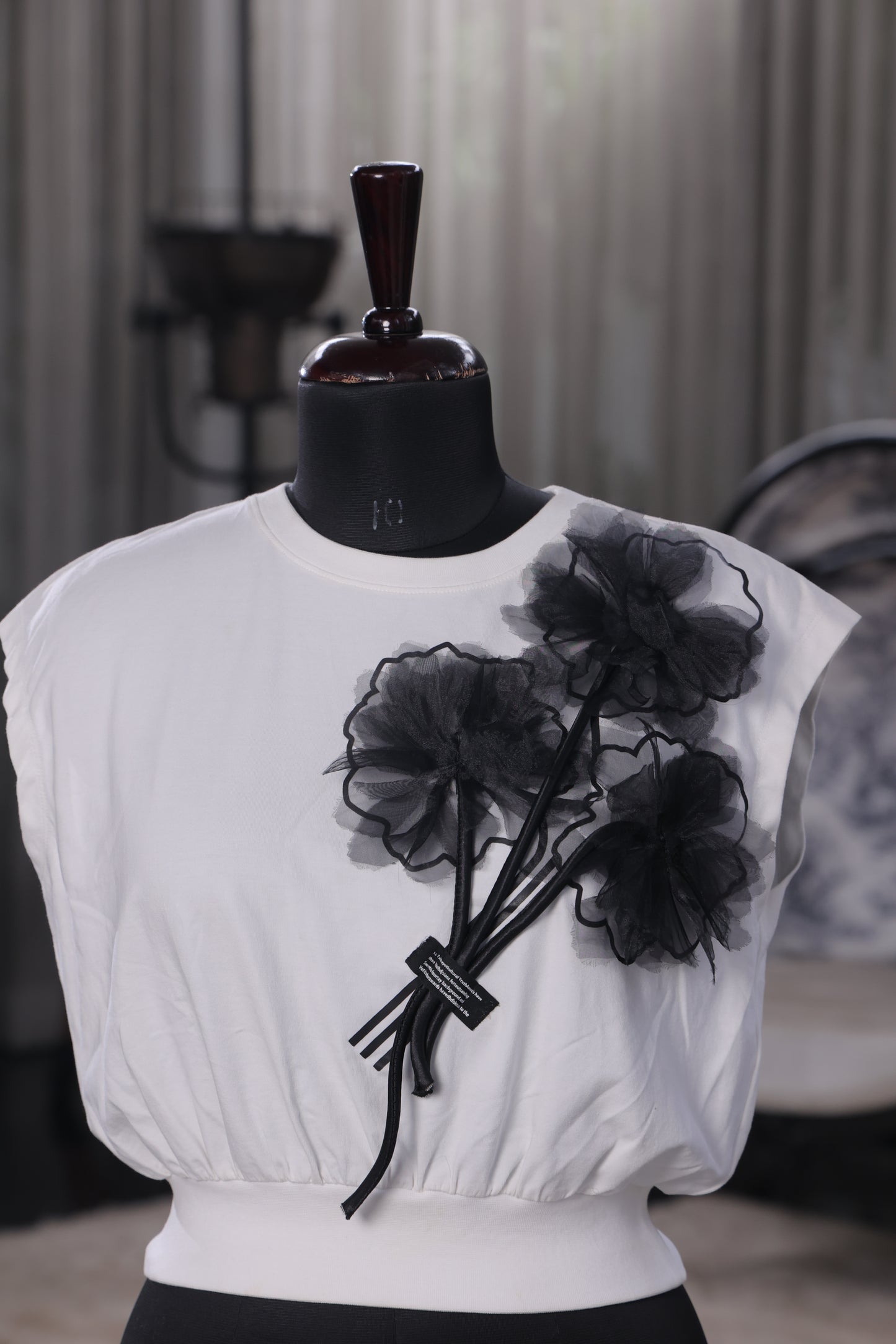 3D Shadow Blossom Top