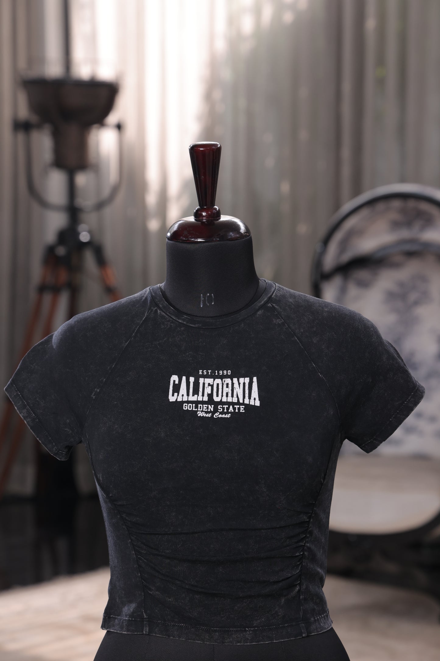 Cali Noir Textured Tee