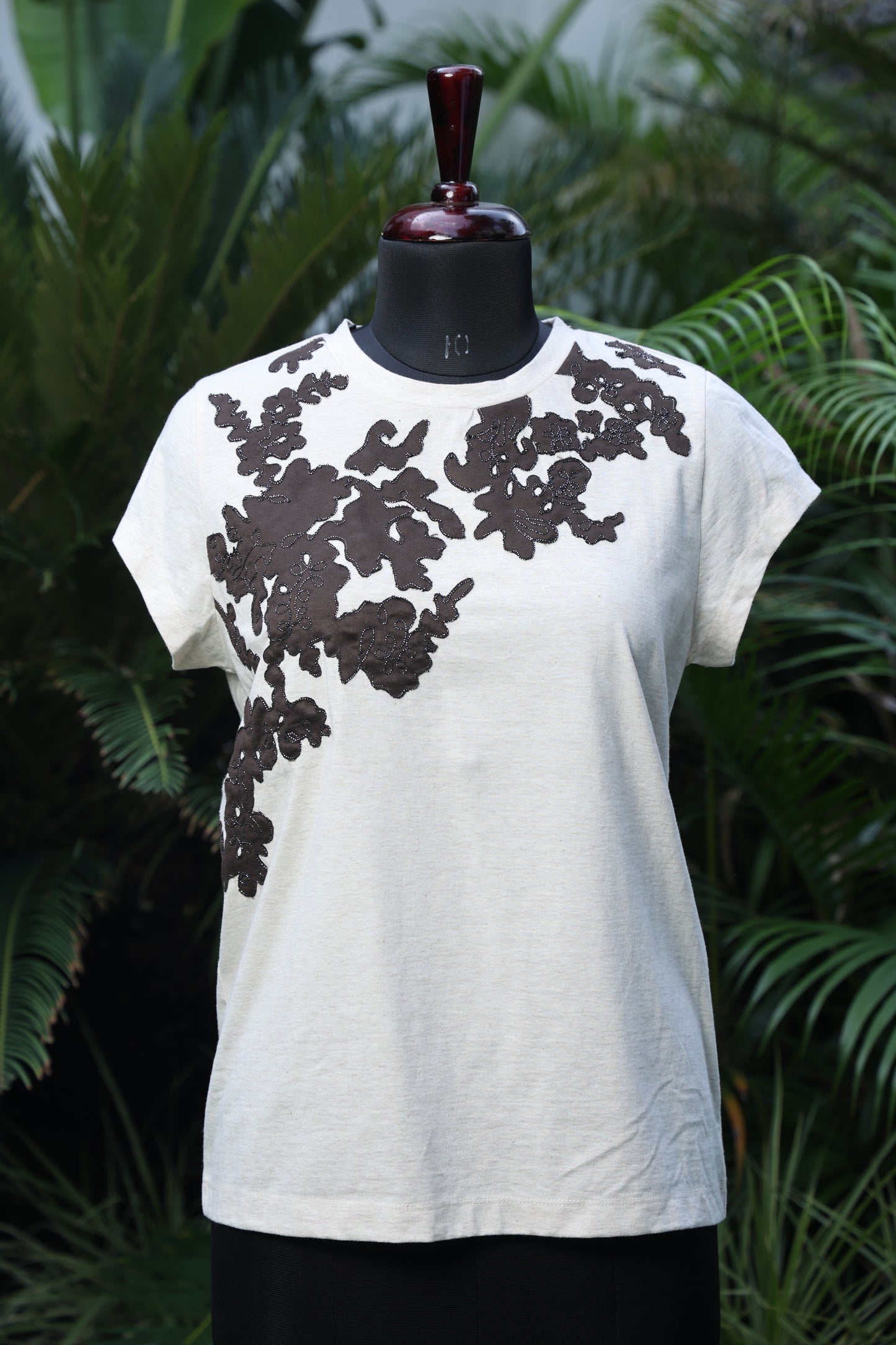 Shadowleaf Embroidered Tee