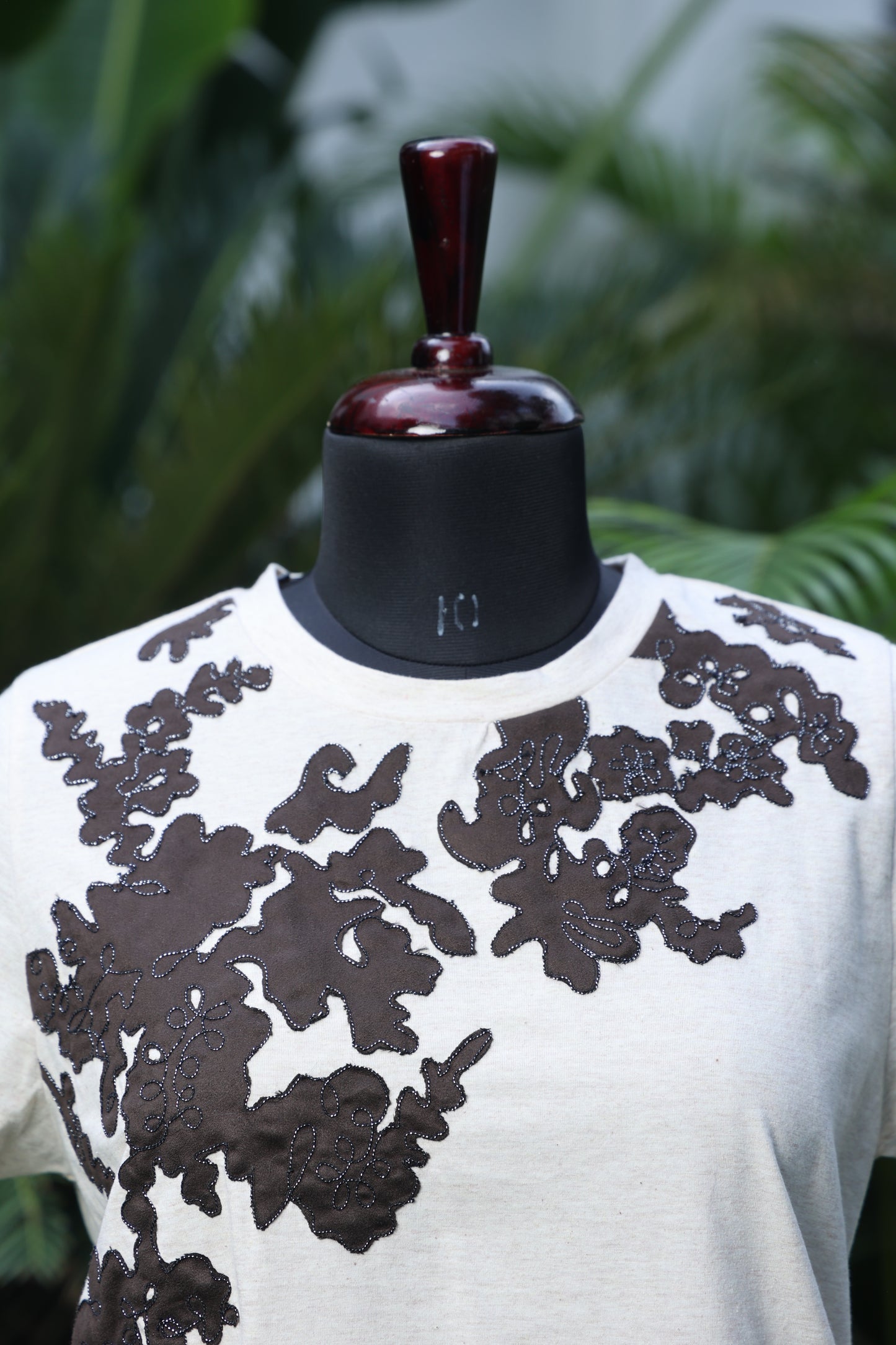 Shadowleaf Embroidered Tee
