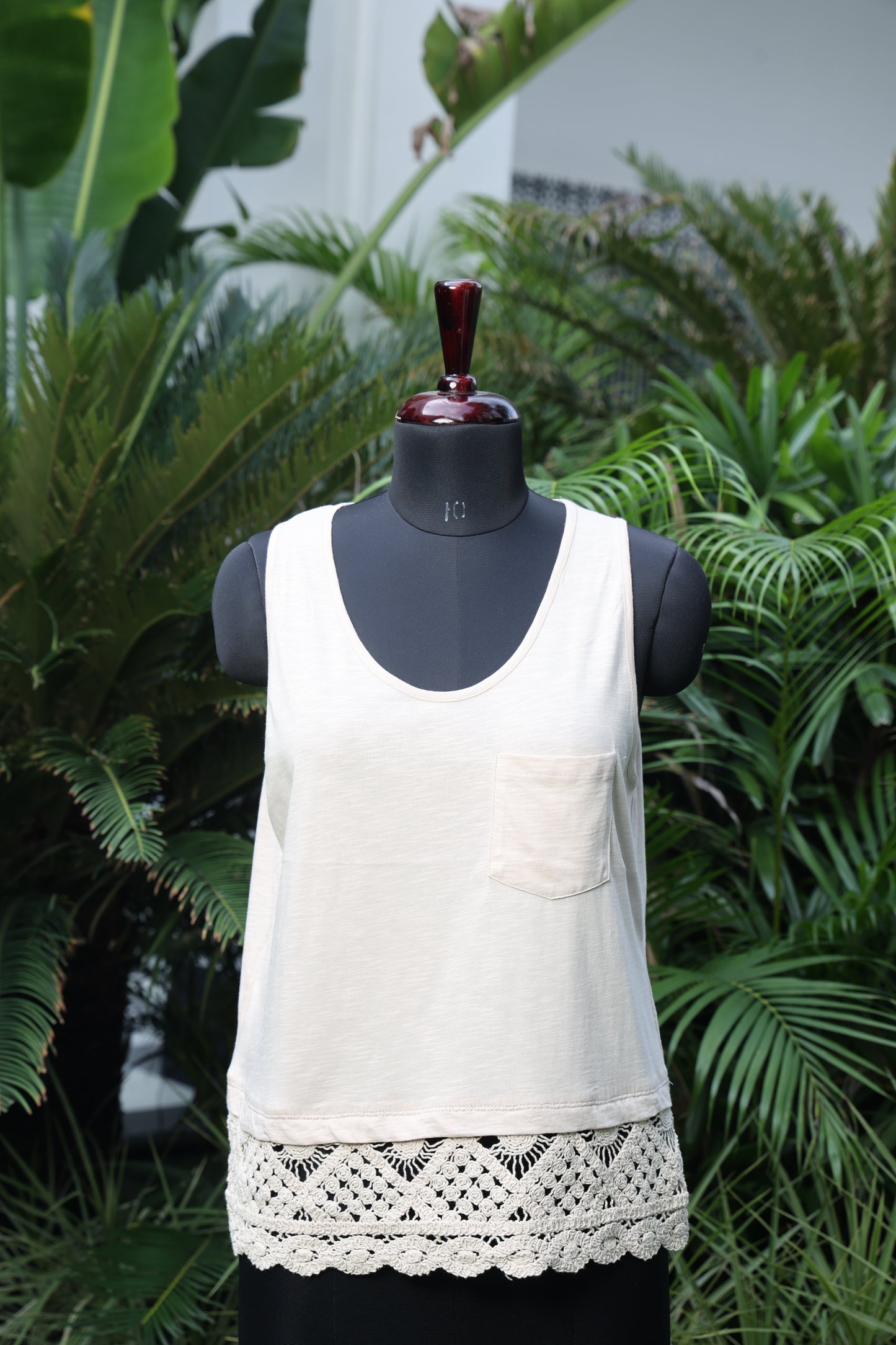 Crochet Accent Tank