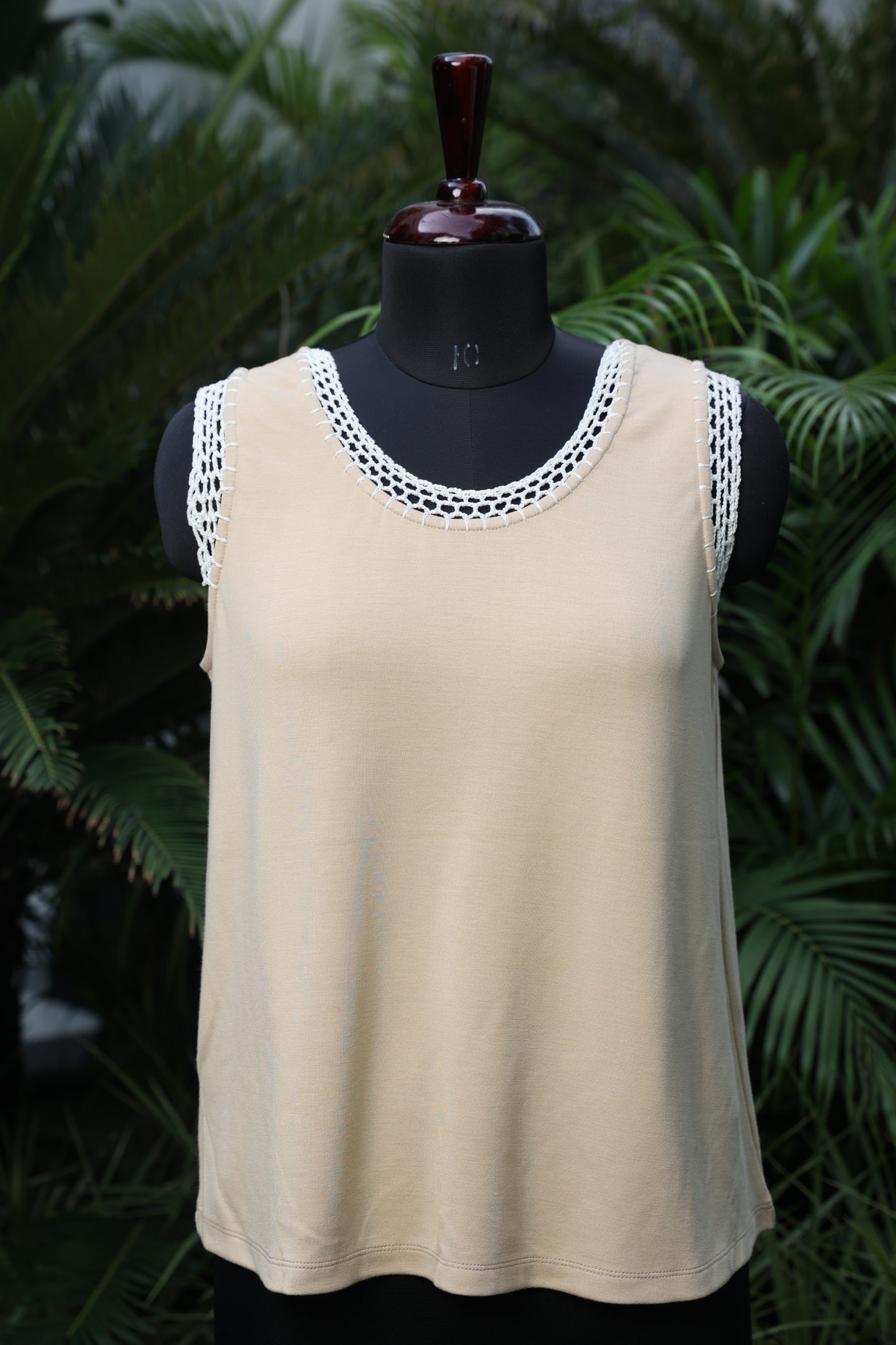 Beige tank