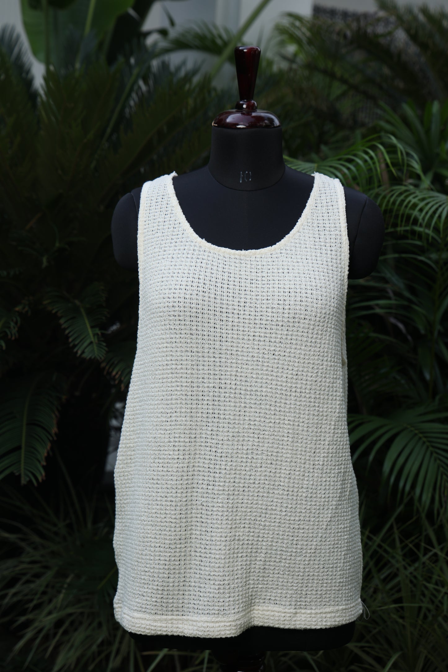 Textured waffle tee