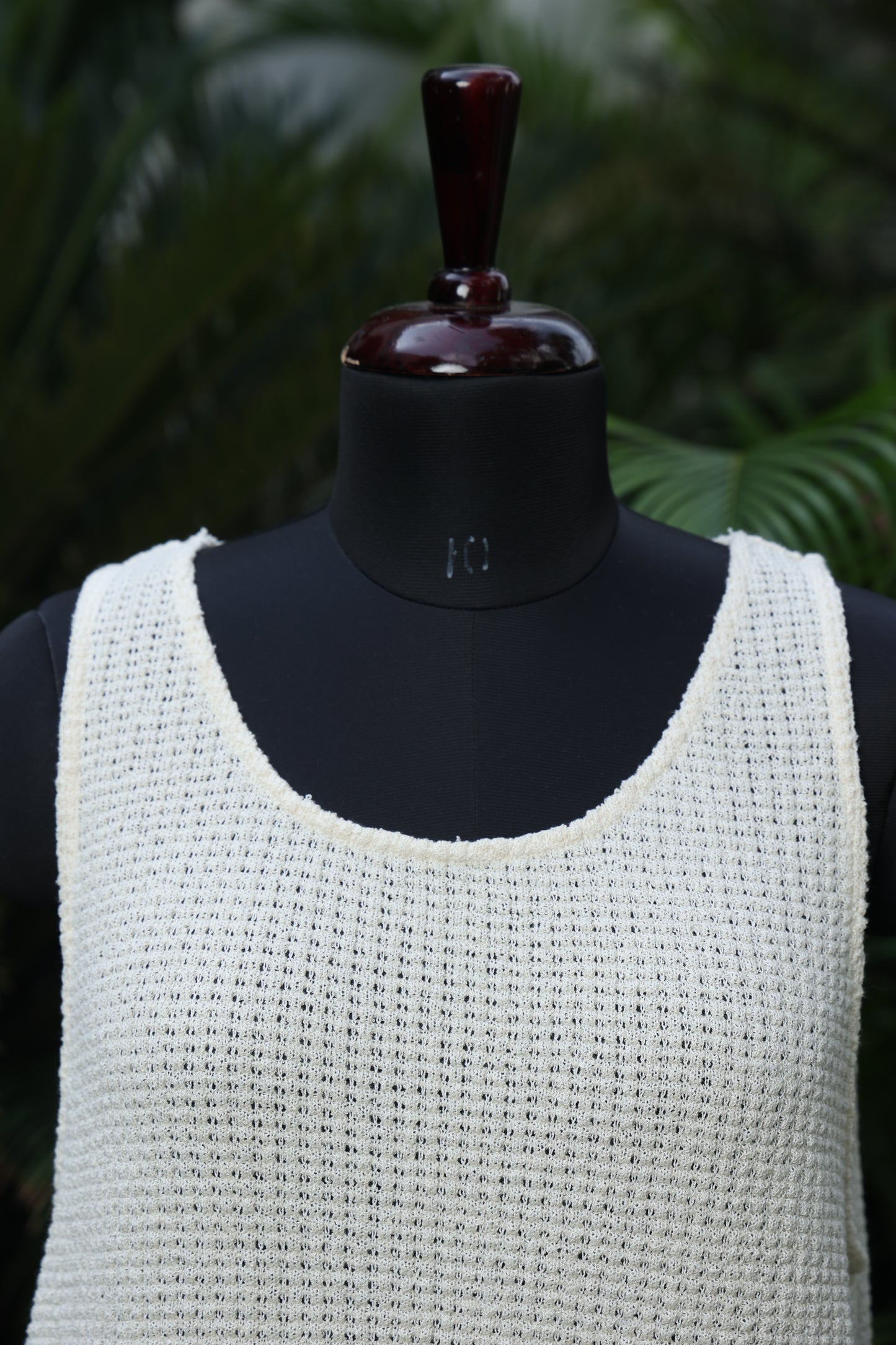 Textured waffle tee
