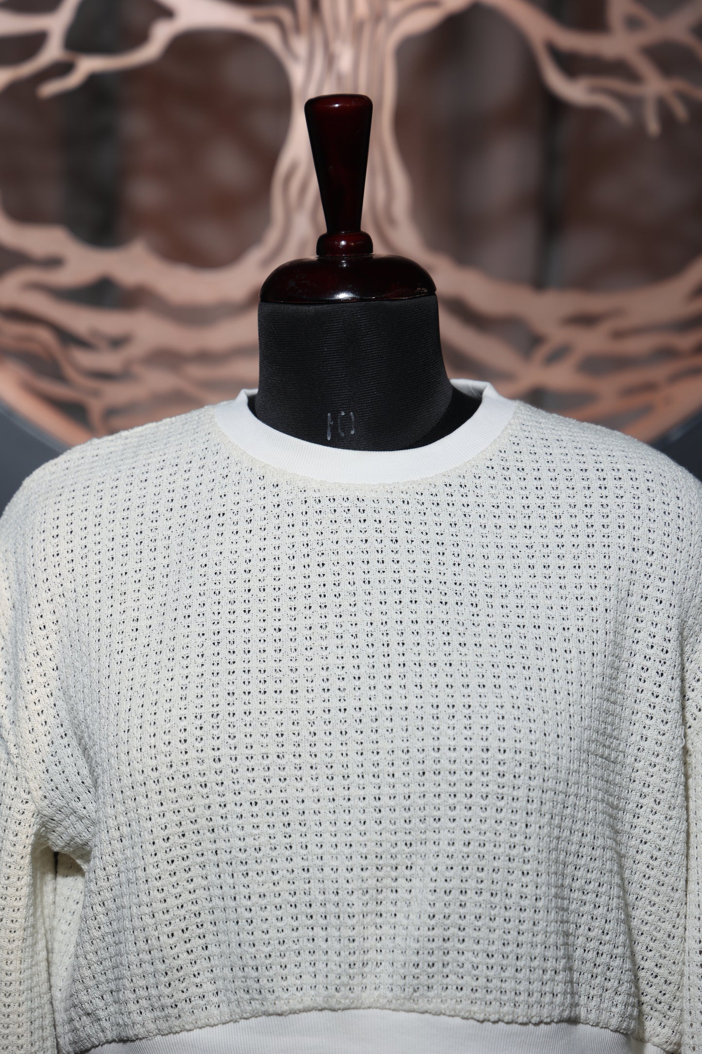 Waffle-Knit Top