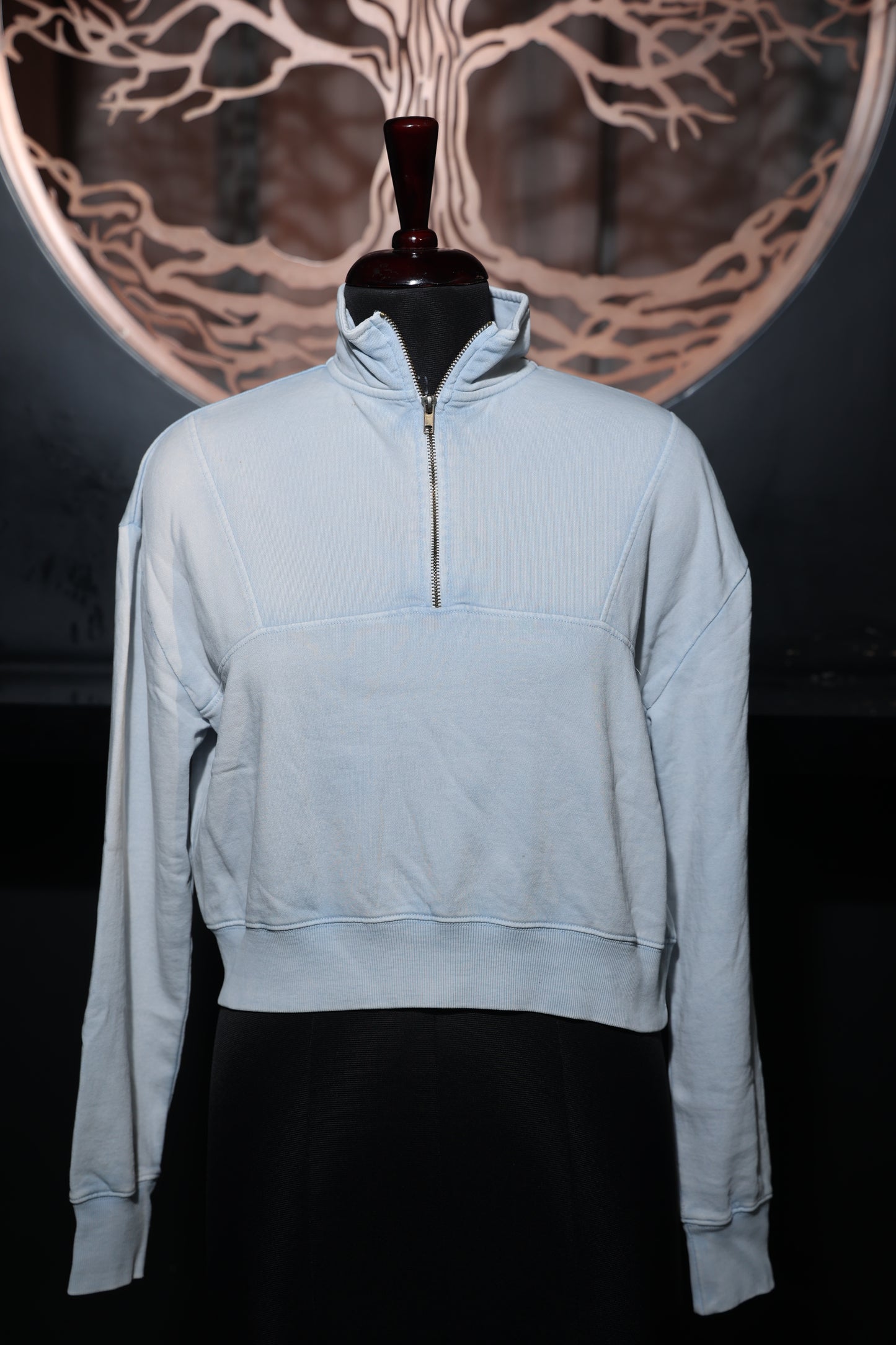 Azure Zip-Sweatshirt