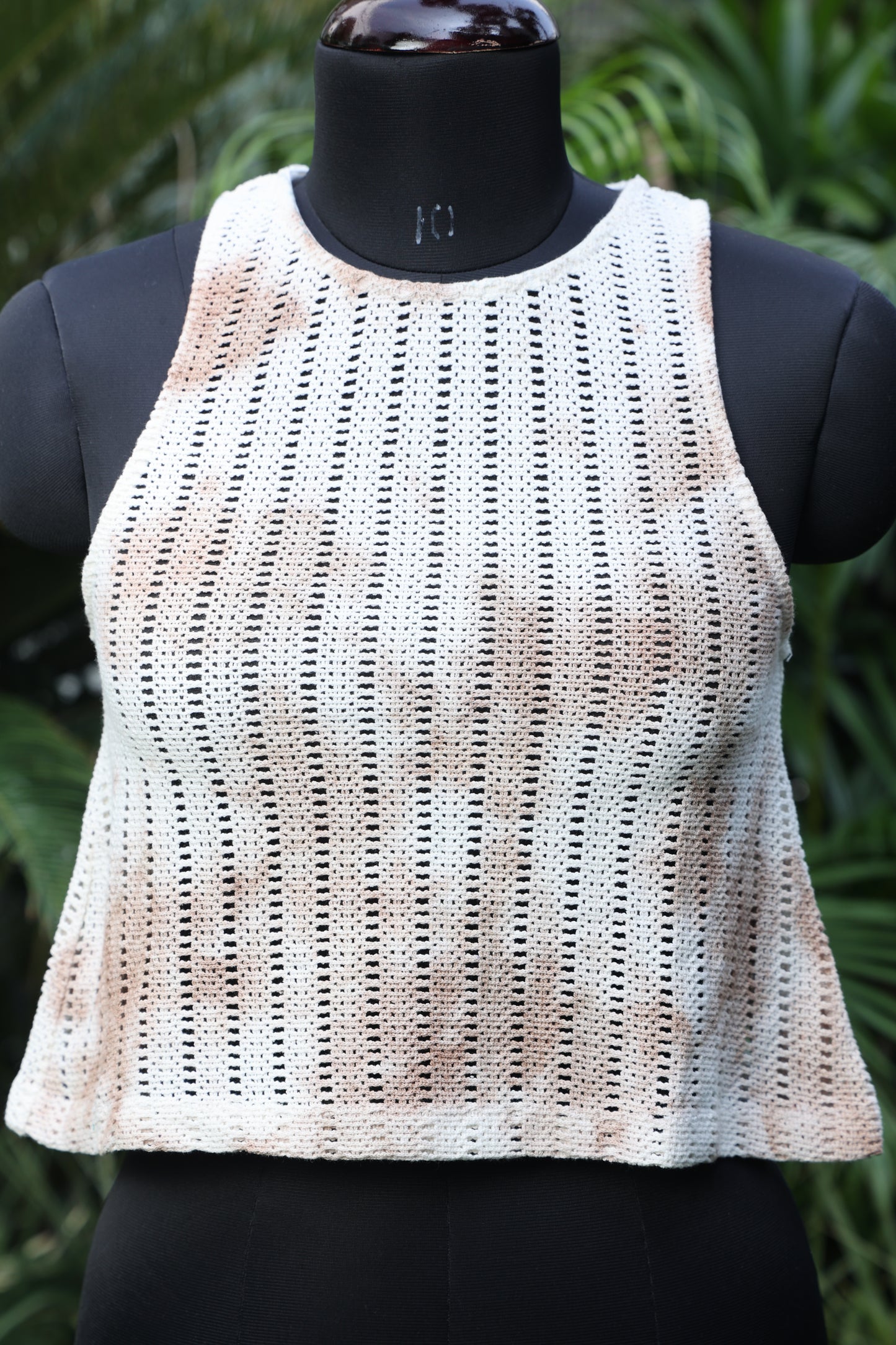 Coffee Mist Crochet Top