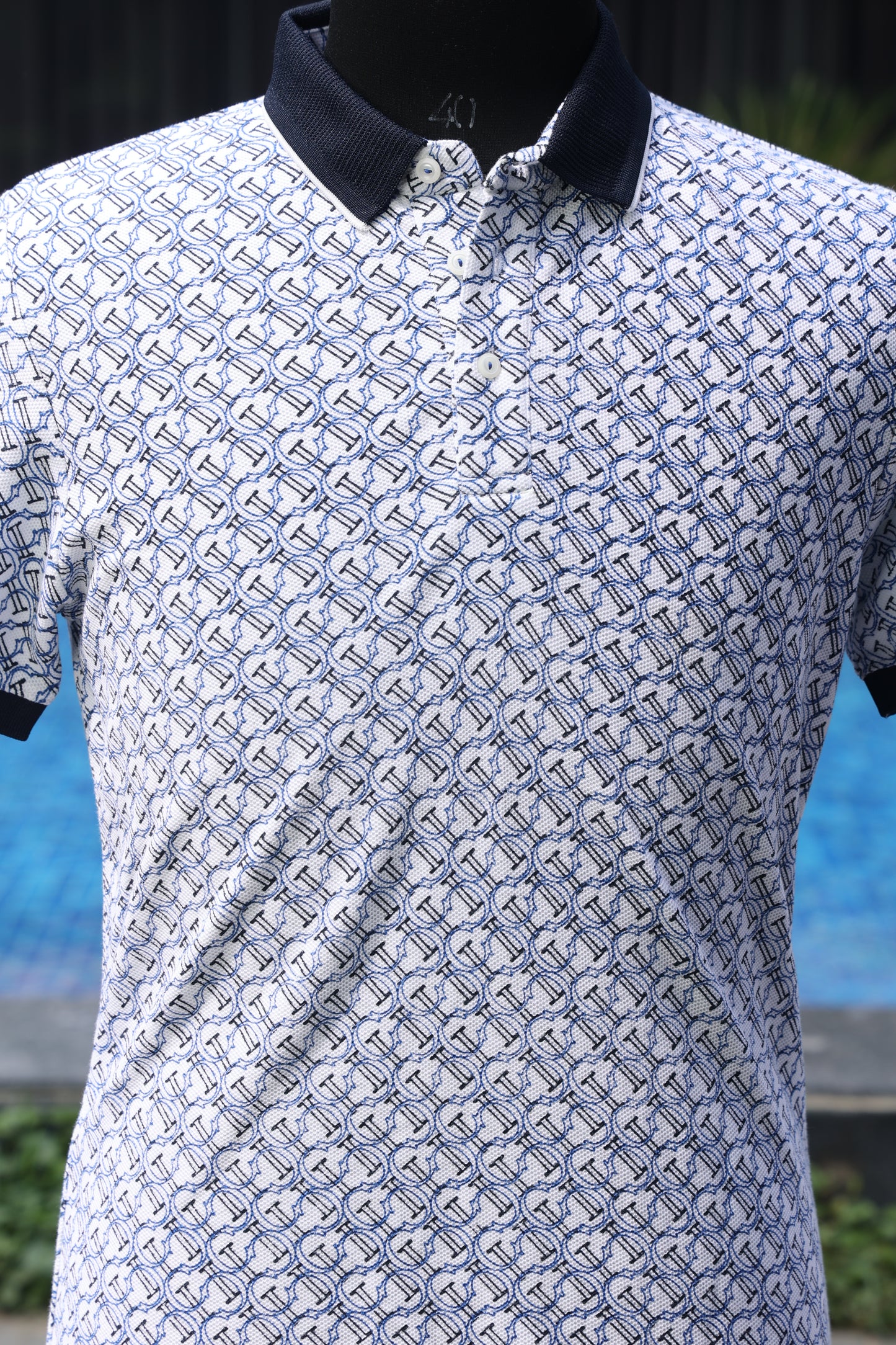 Geometric Breeze Polo
