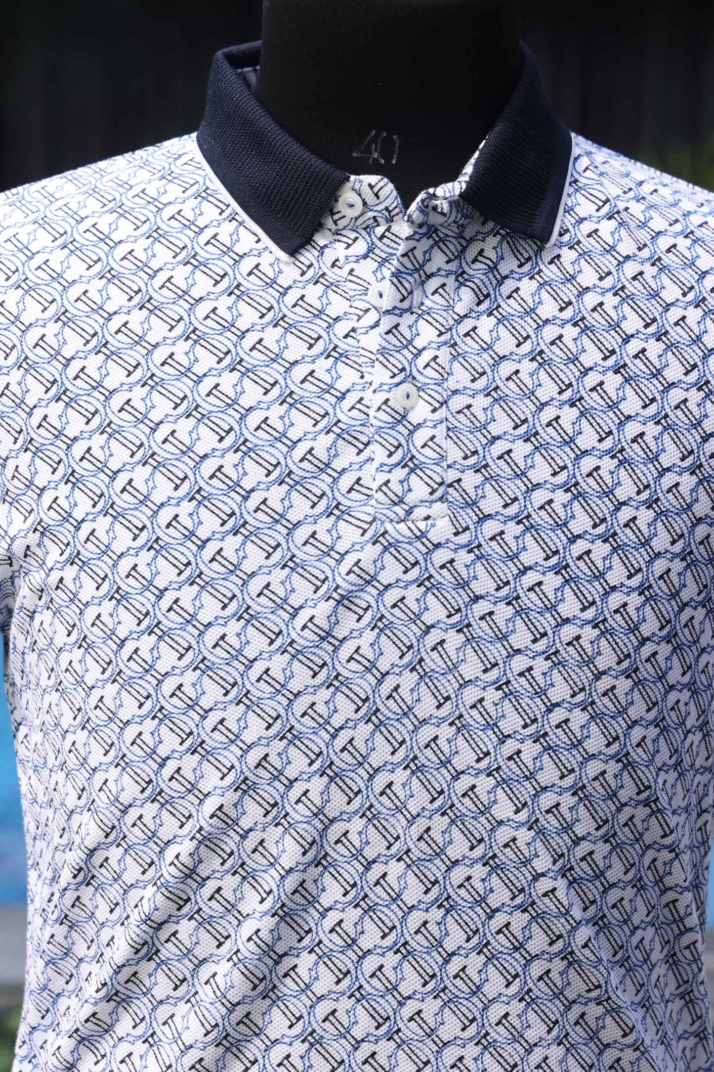 Geometric Breeze Polo