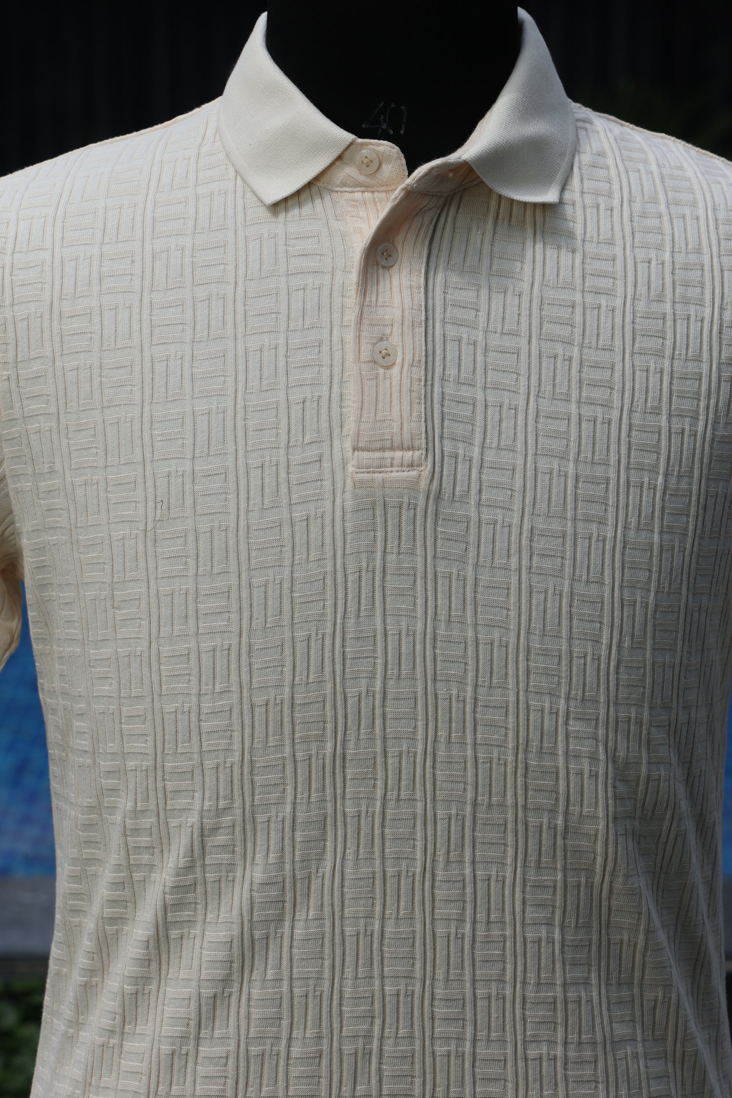 Cream Textured Luxe