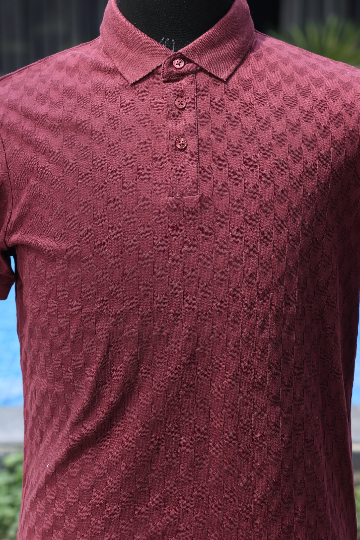 Bordeaux Crest Polo