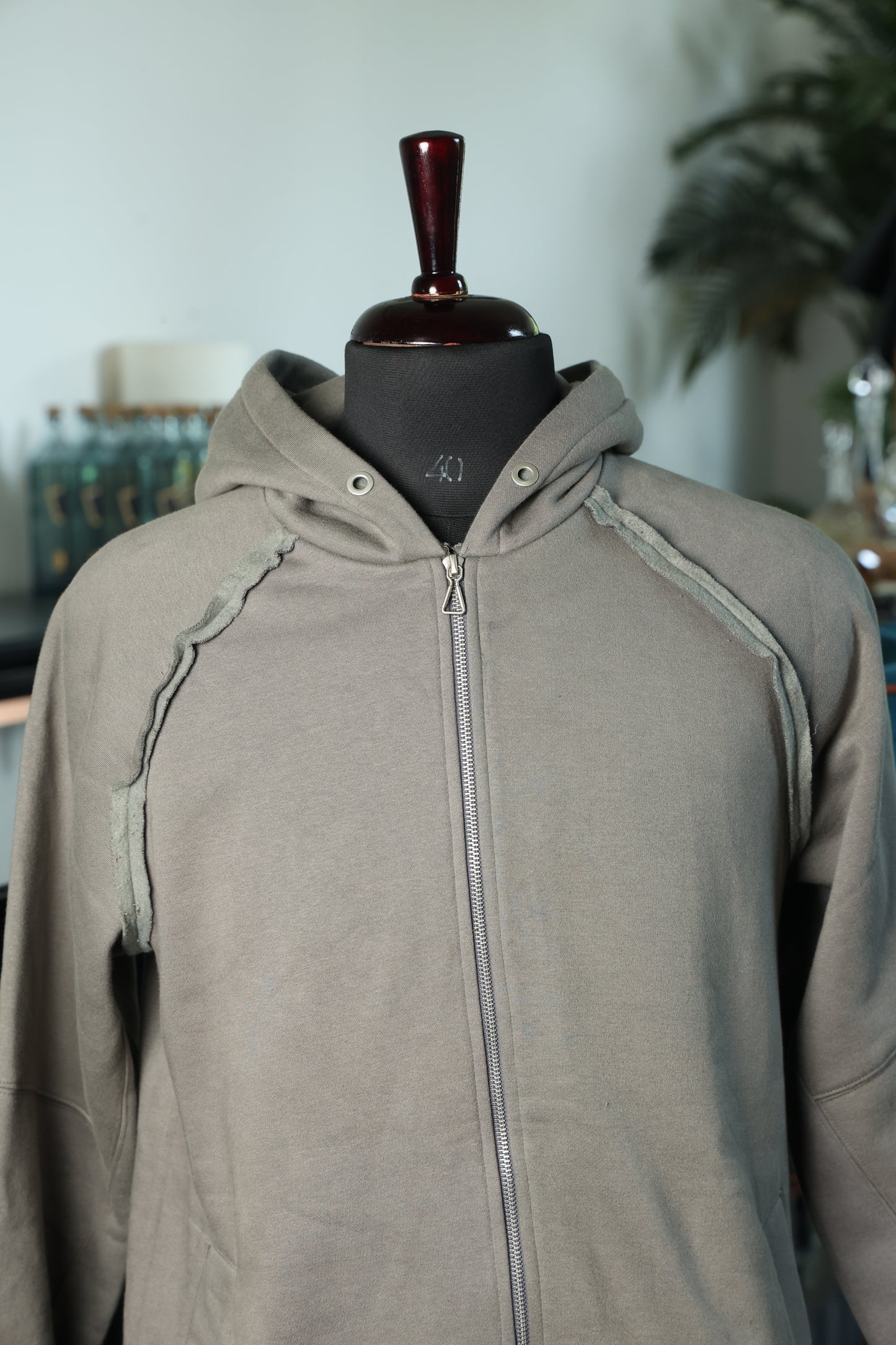 Raw-Edge Classic Hoodie