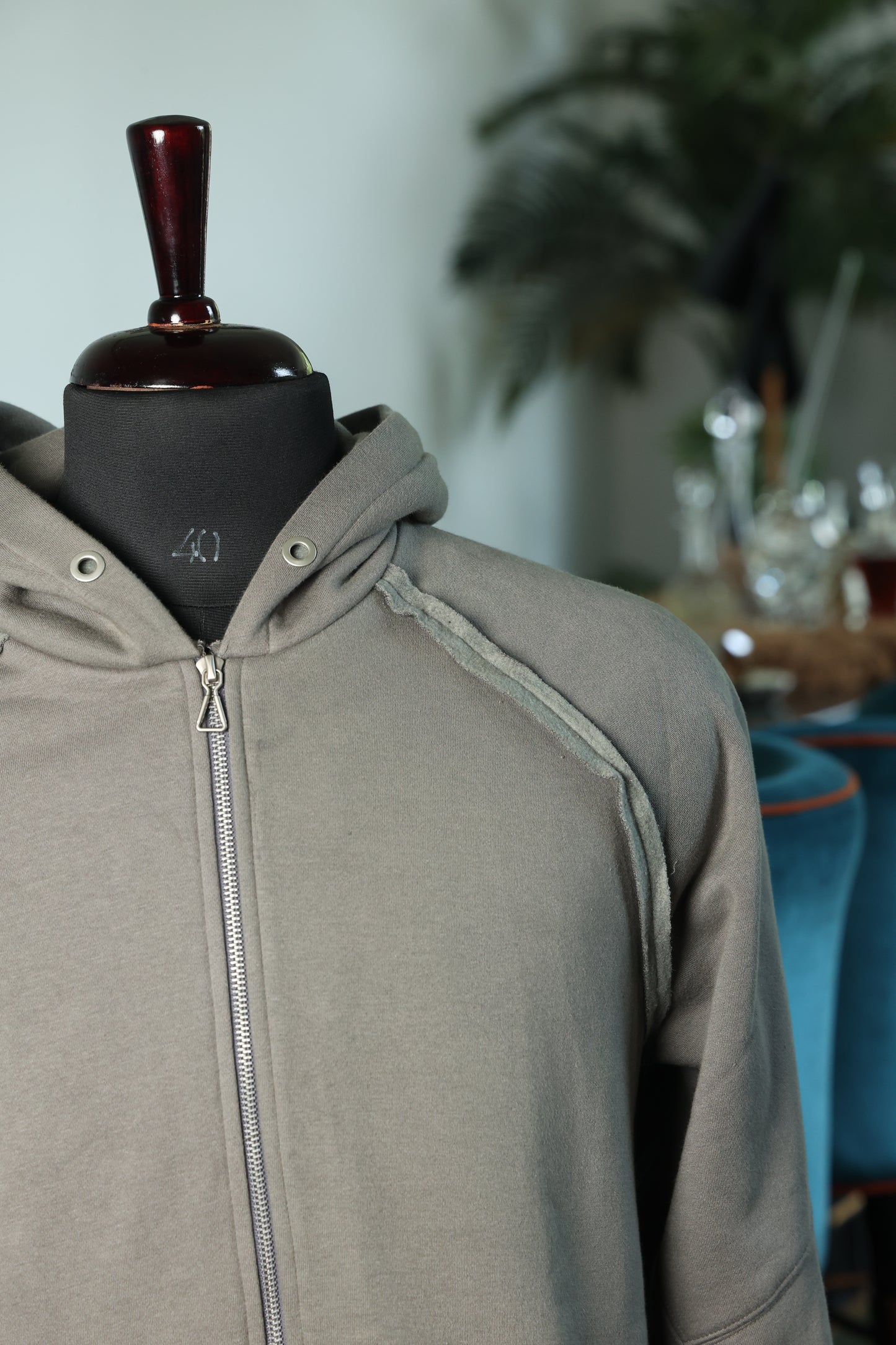 Raw-Edge Classic Hoodie