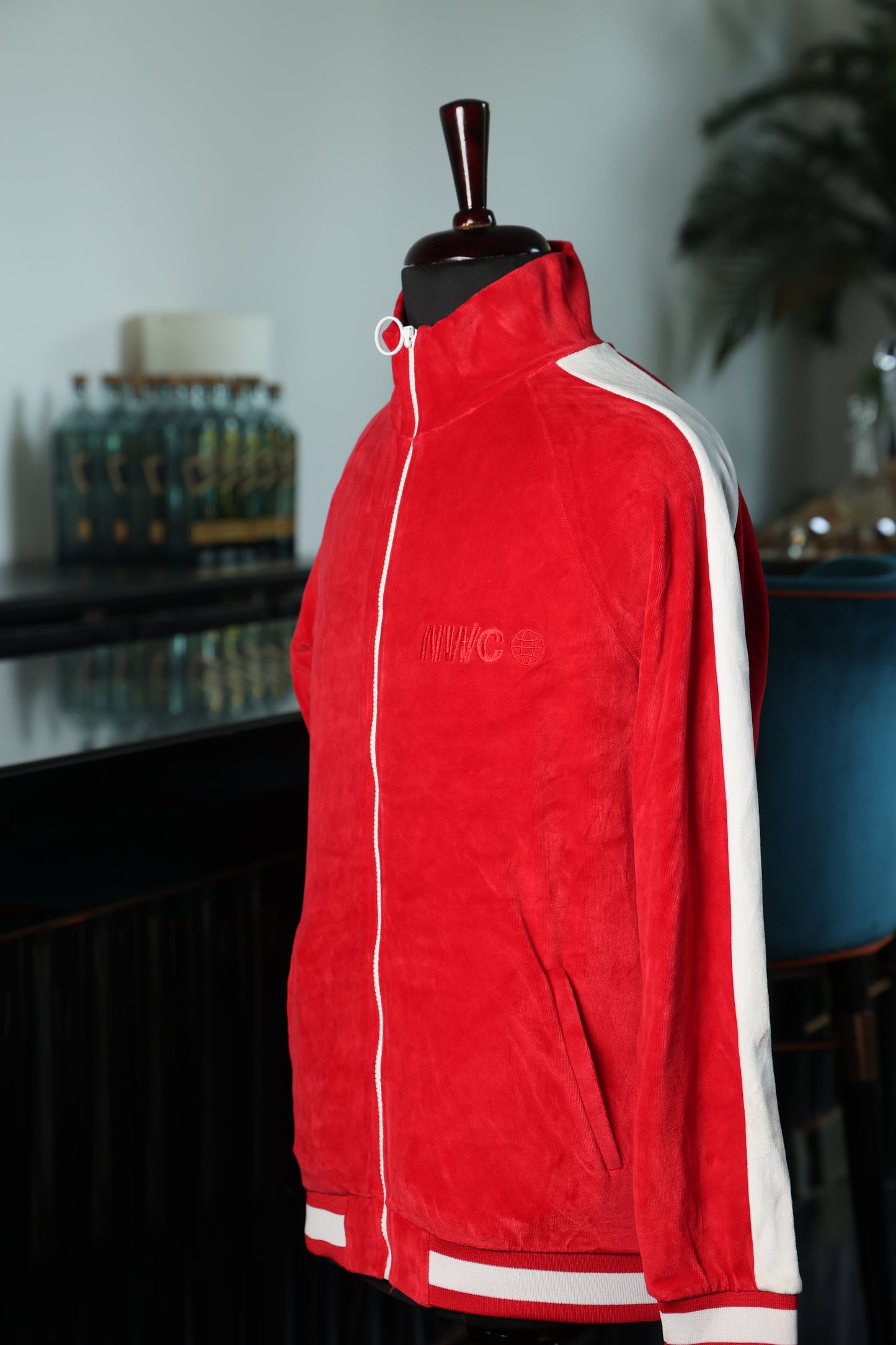 Crimson Pulse Pullover