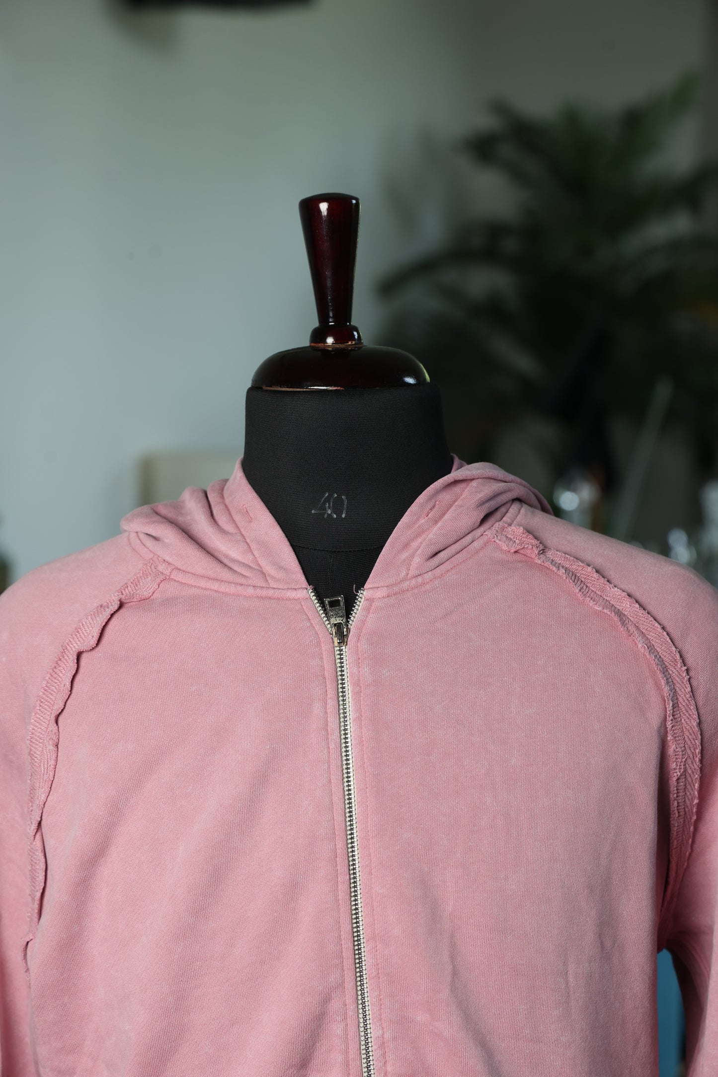Blush Weave Hoodie