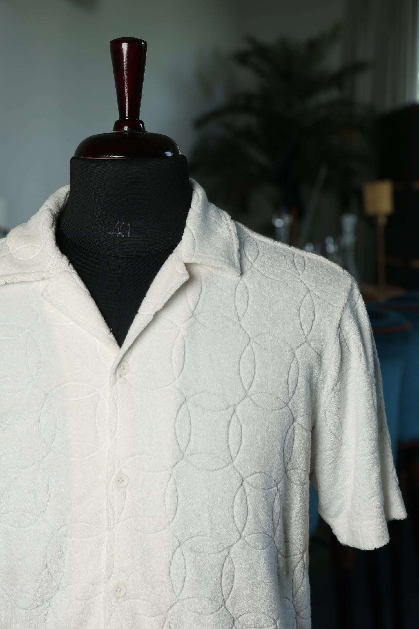 Embossed White Shirt