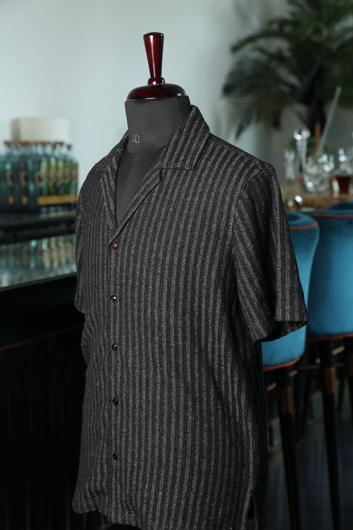 Black Striped Shirt