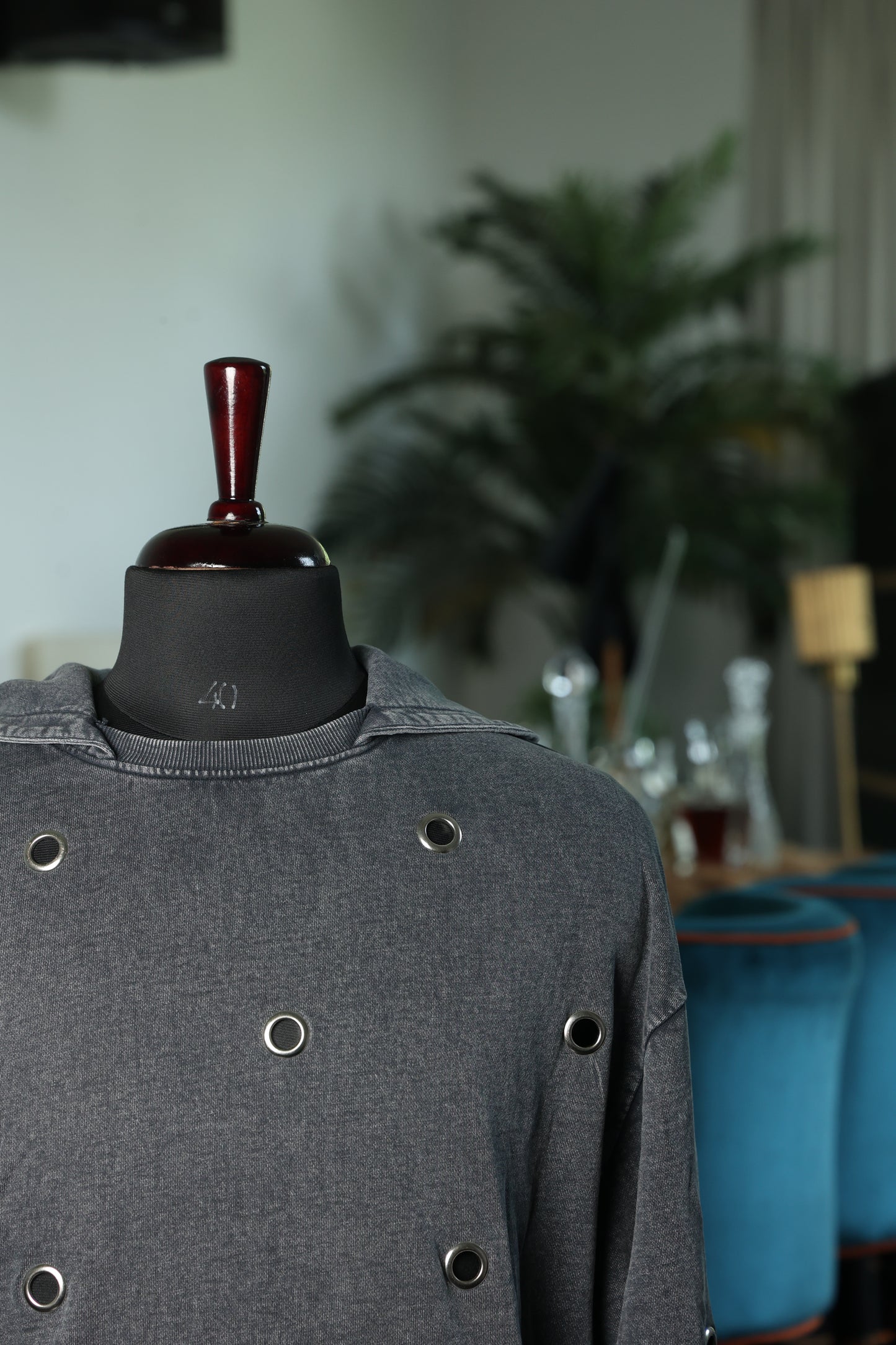 Graphite Weave Hoodie