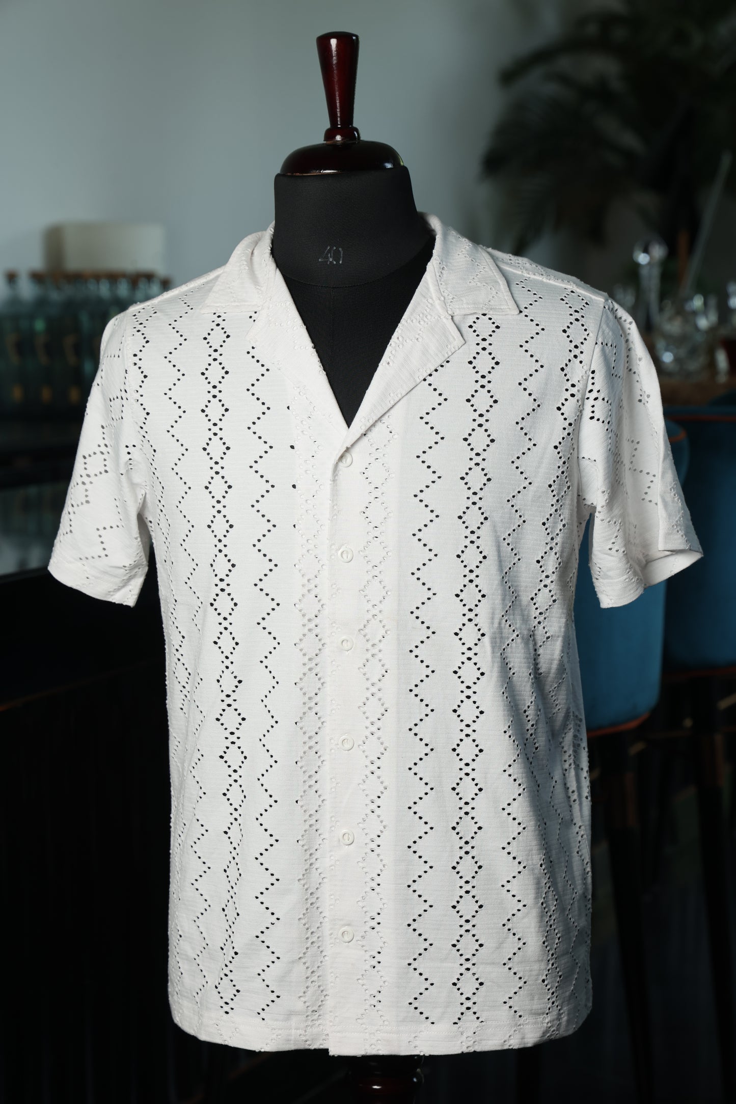 Tailored Schiffli Shirt