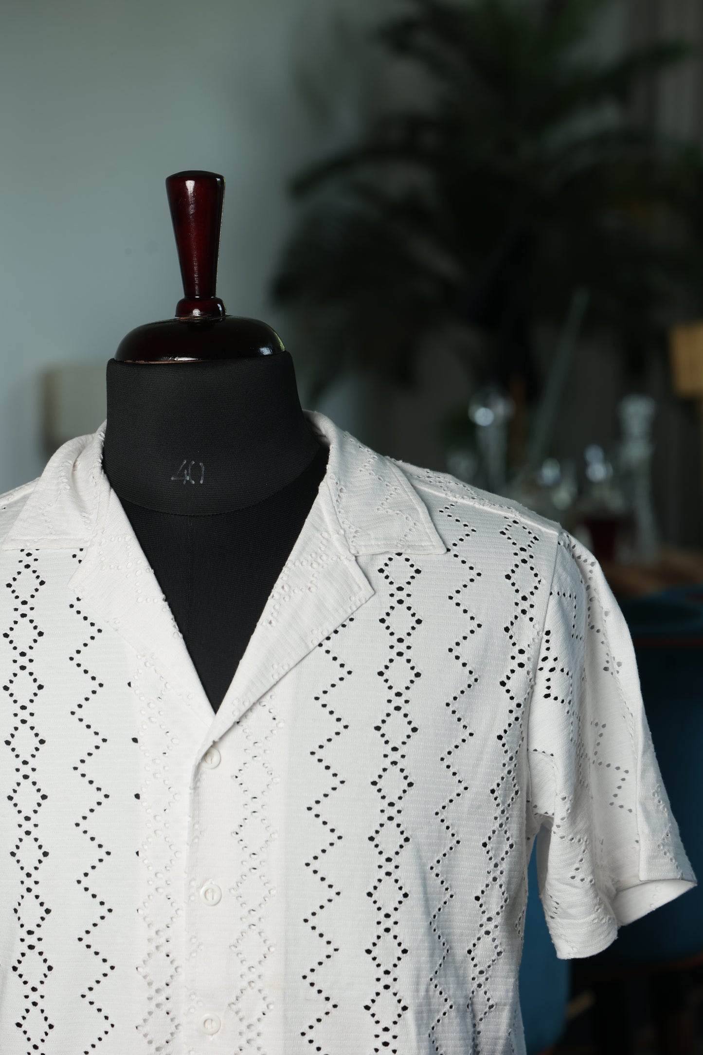 Tailored Schiffli Shirt