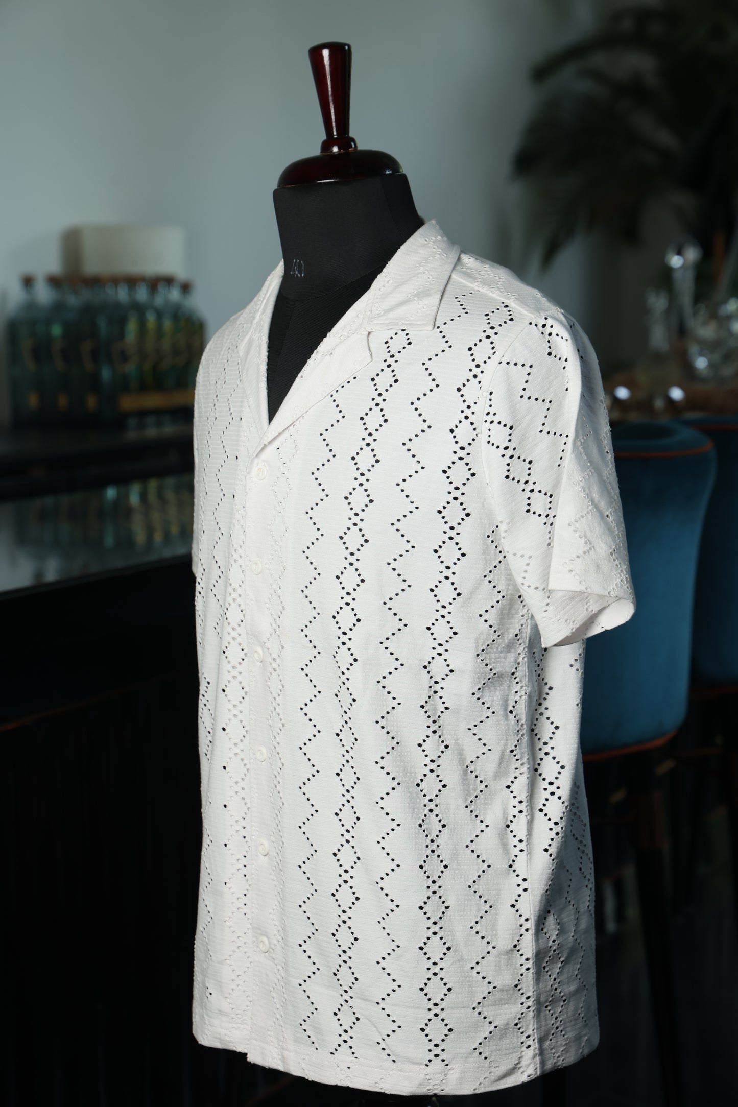 Tailored Schiffli Shirt