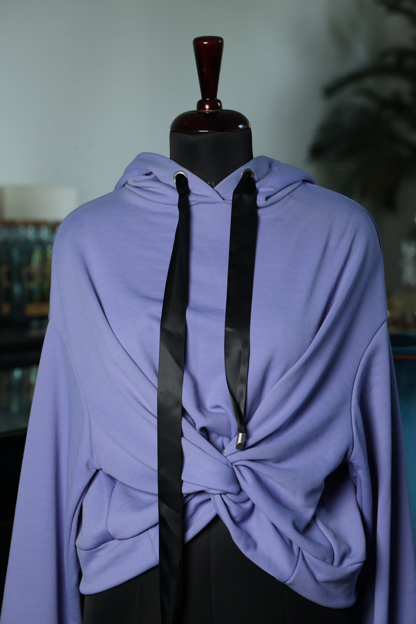 Lilac Drape Hoodie