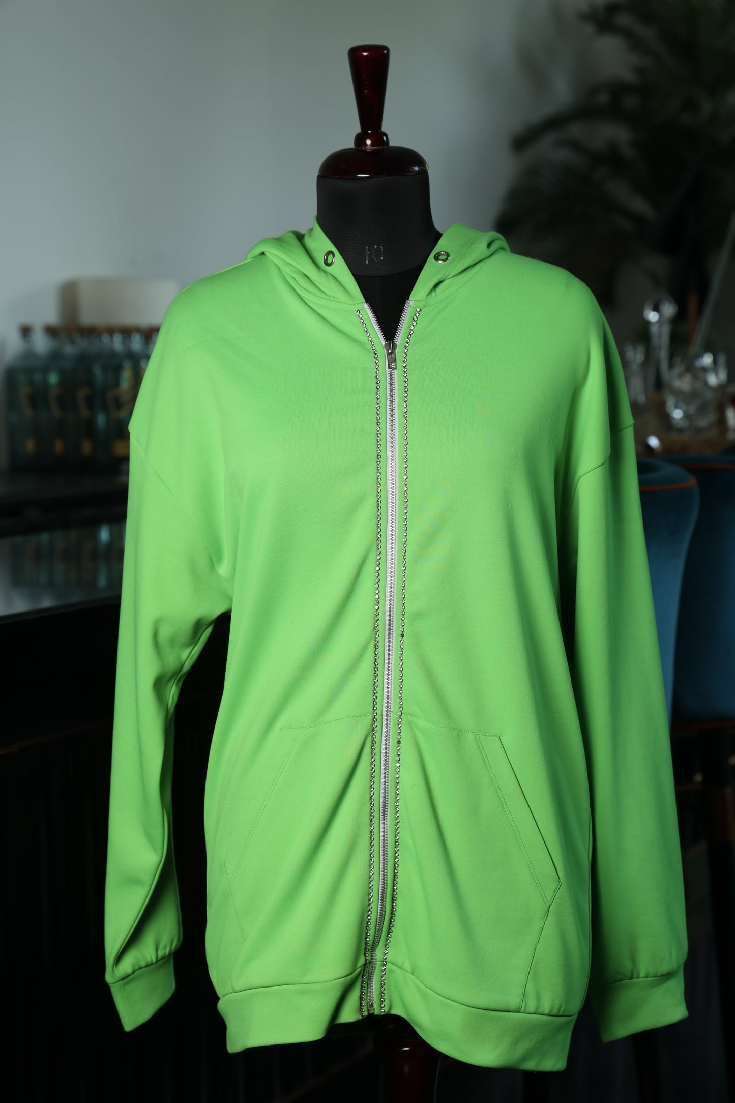 Heartfelt Green Hoodie