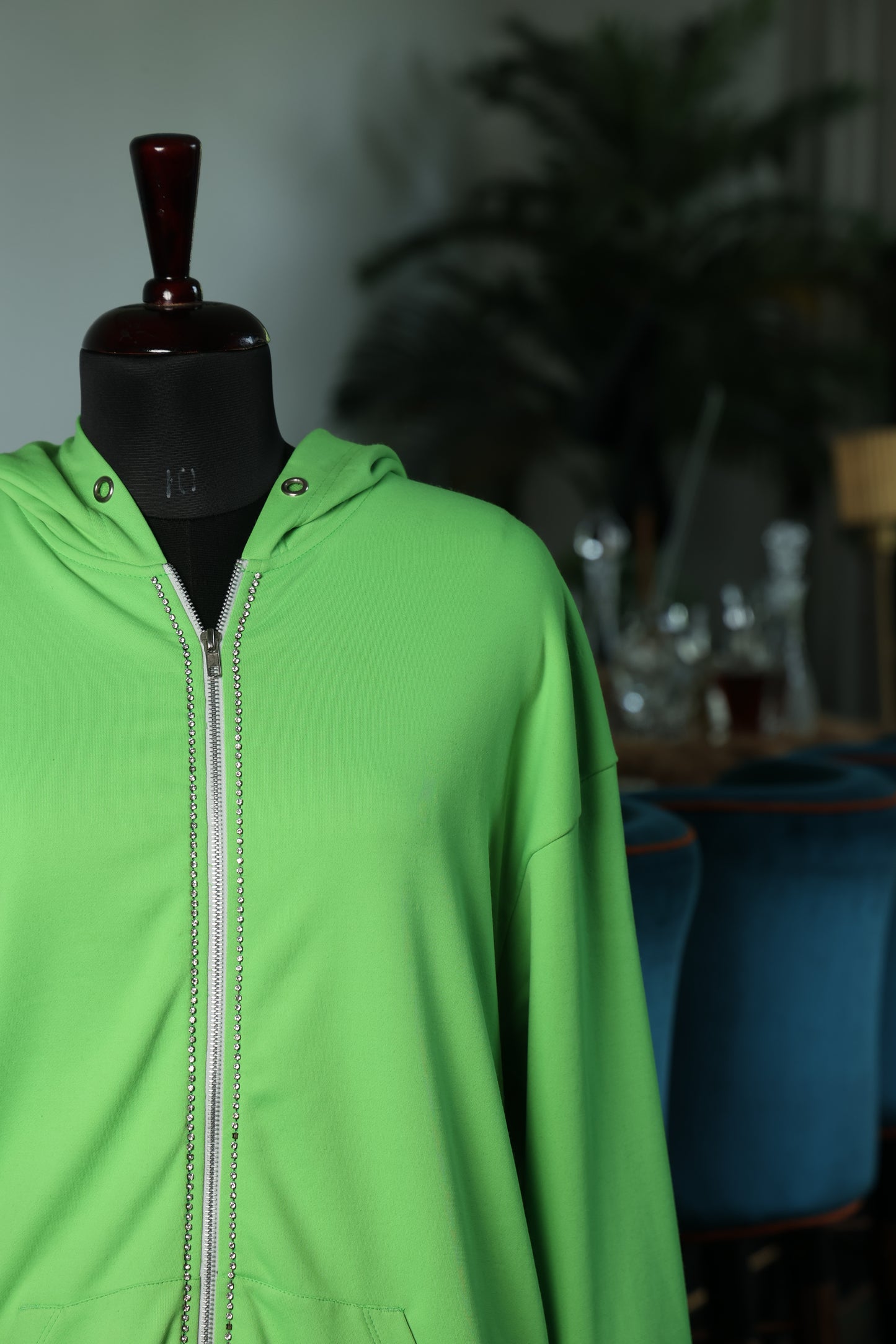 Heartfelt Green Hoodie