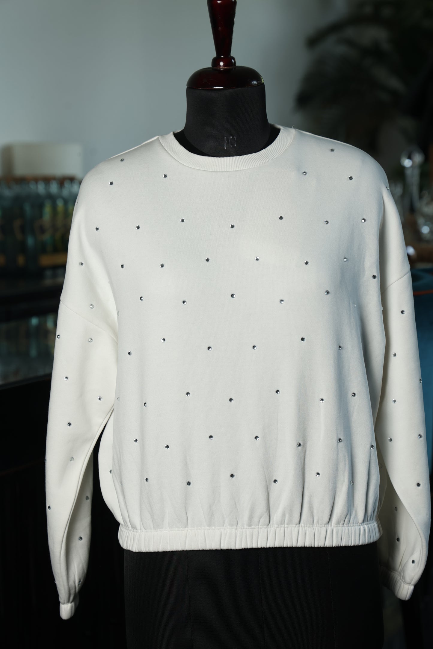 Starlit White Sweatshirt