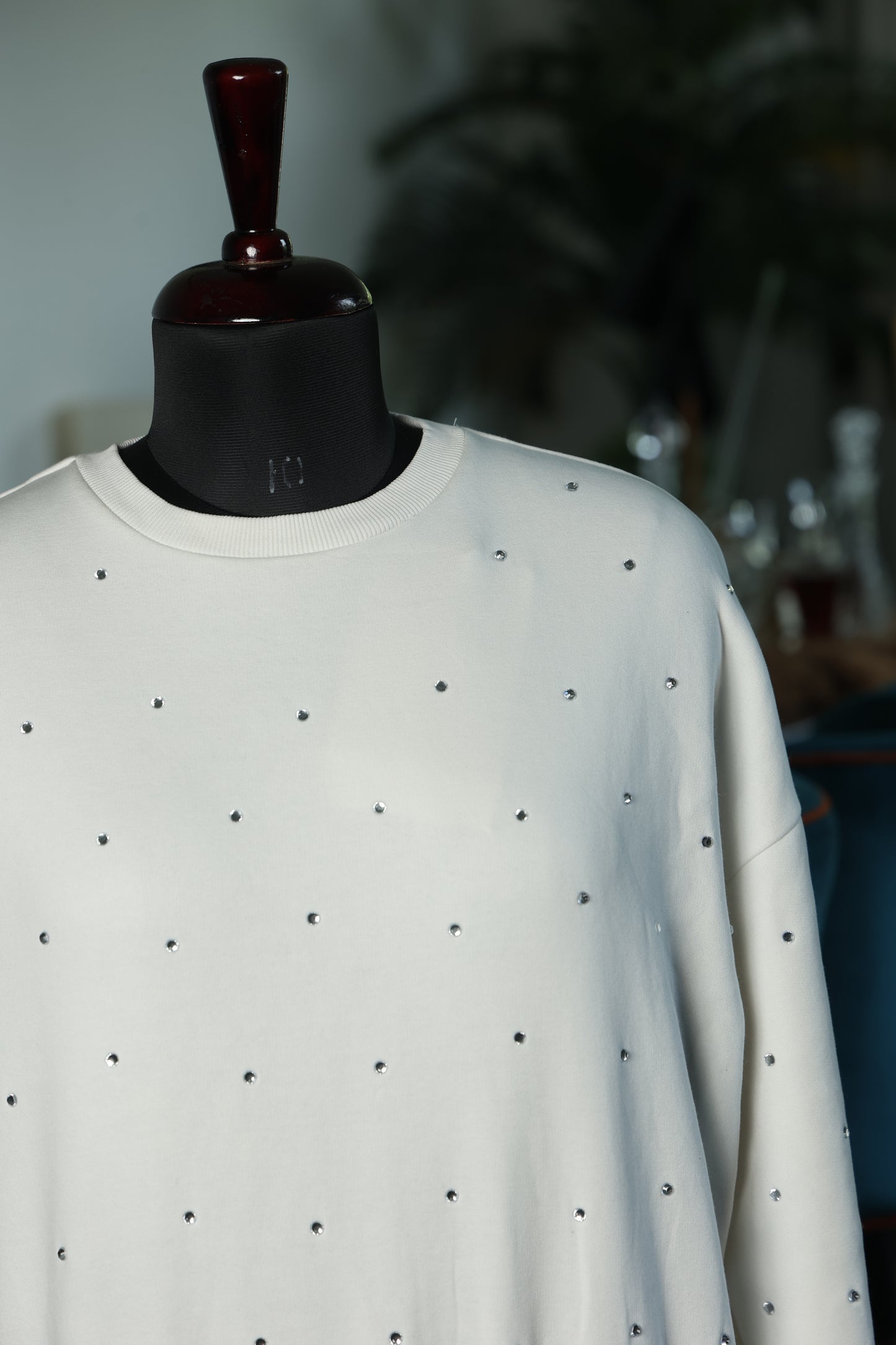 Starlit White Sweatshirt