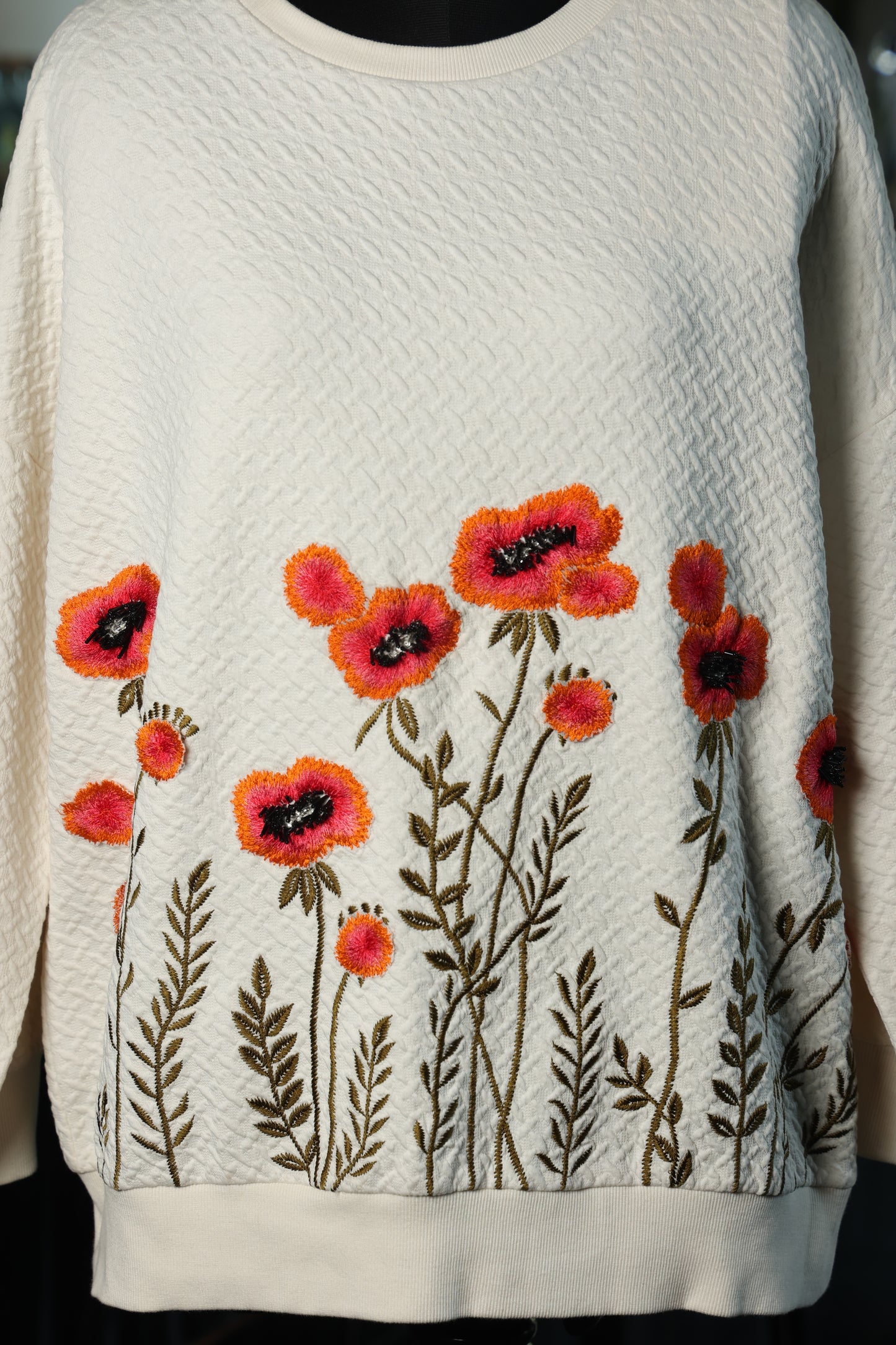 Floral Frost Sweater