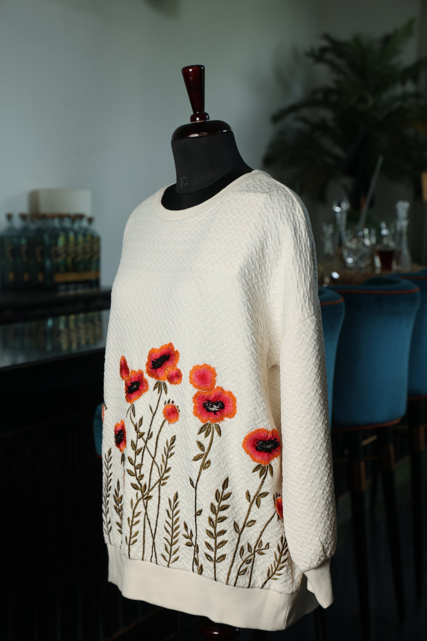 Floral Frost Sweater