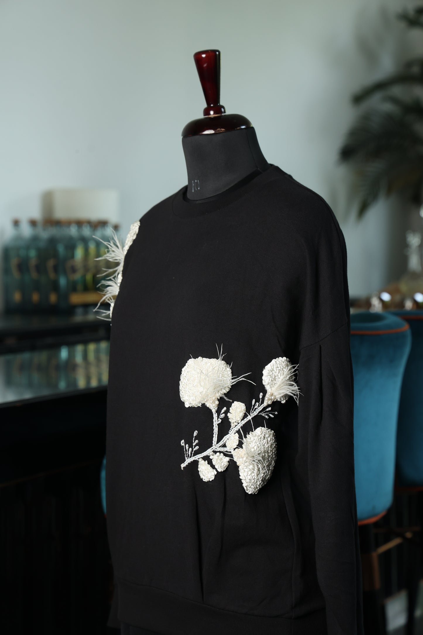 Floral Noir Sweatshirt