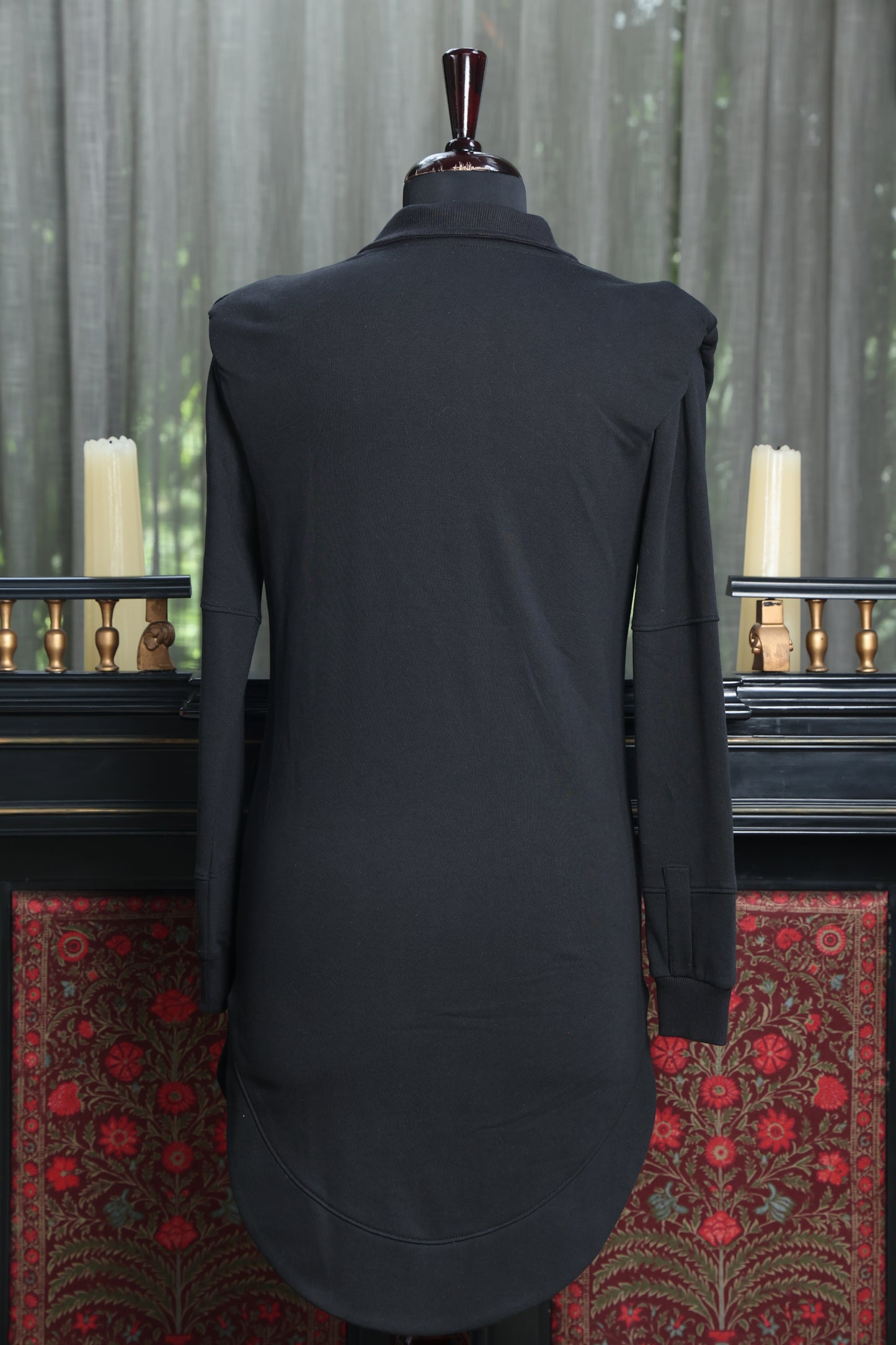 Embellished Noir Coat