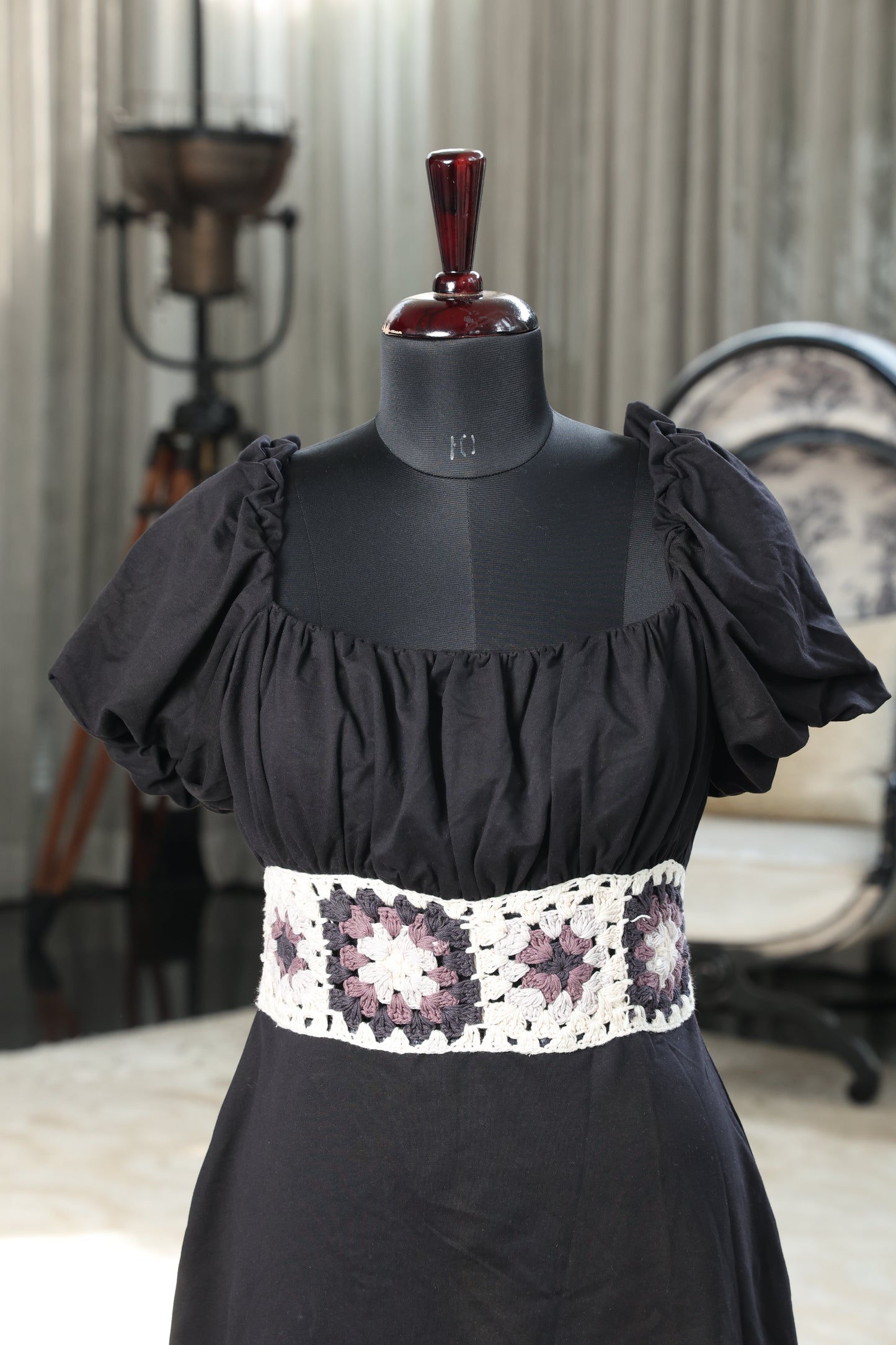 Black Mosaic Dress