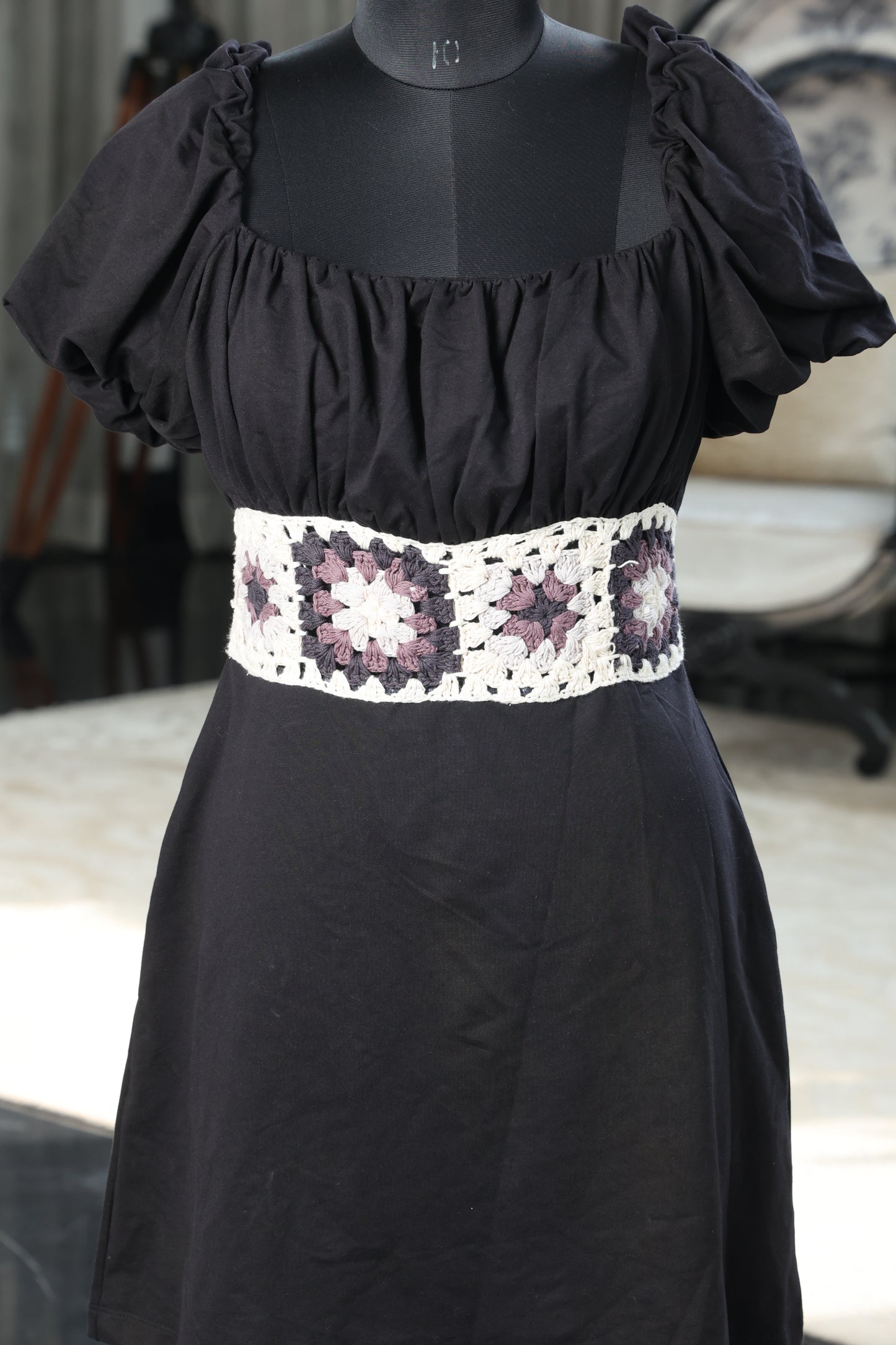 Black Mosaic Dress