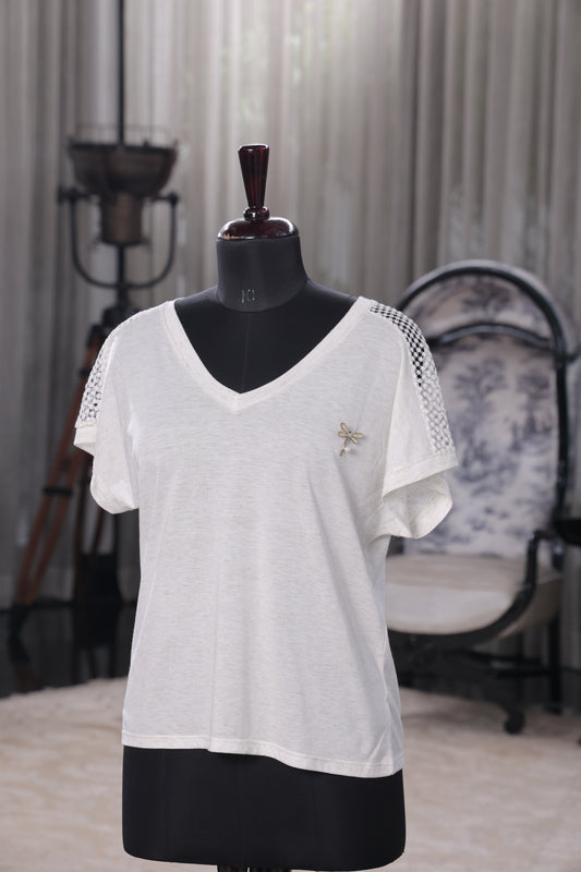Alpine lace tee