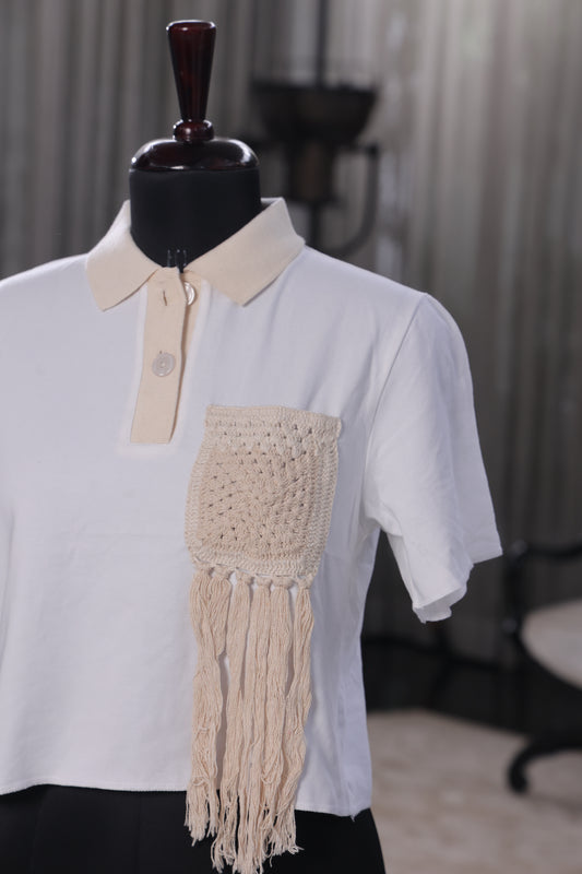 Chic Fringe Polo