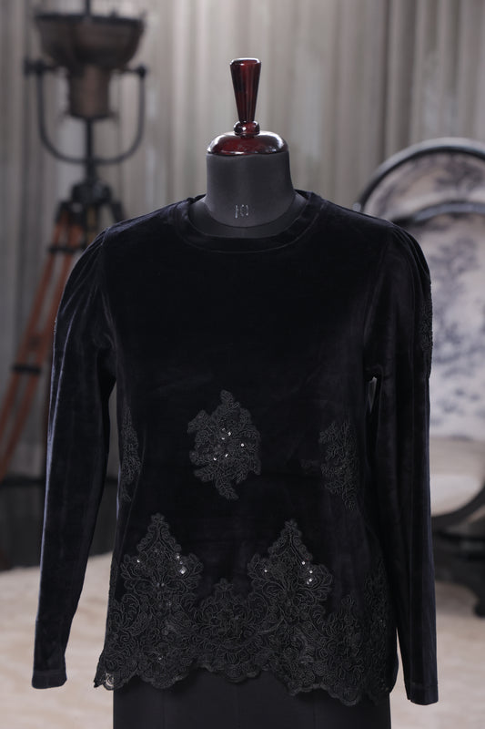 Ebony Lace Elegance