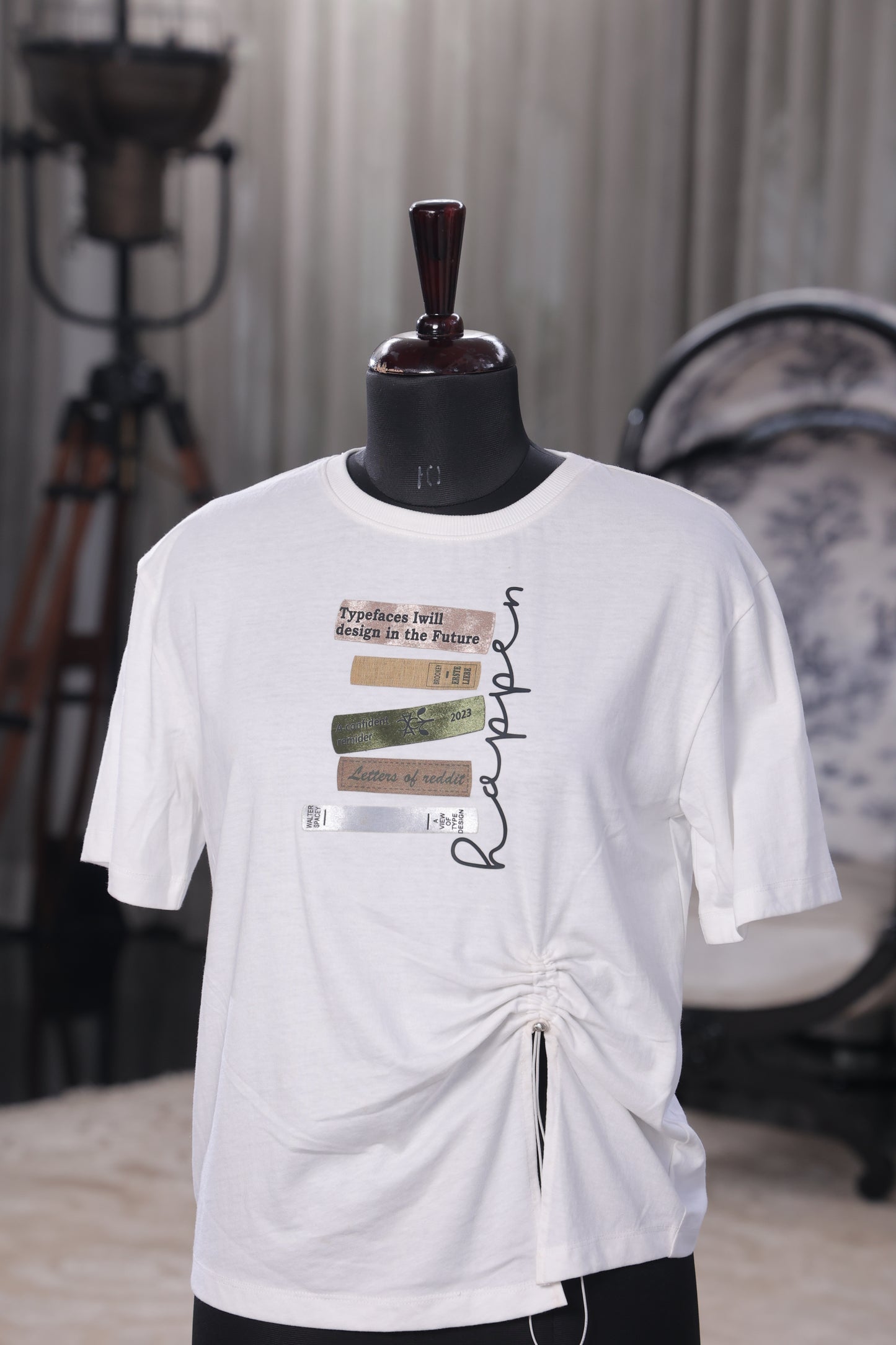 Ruched Tag Tee