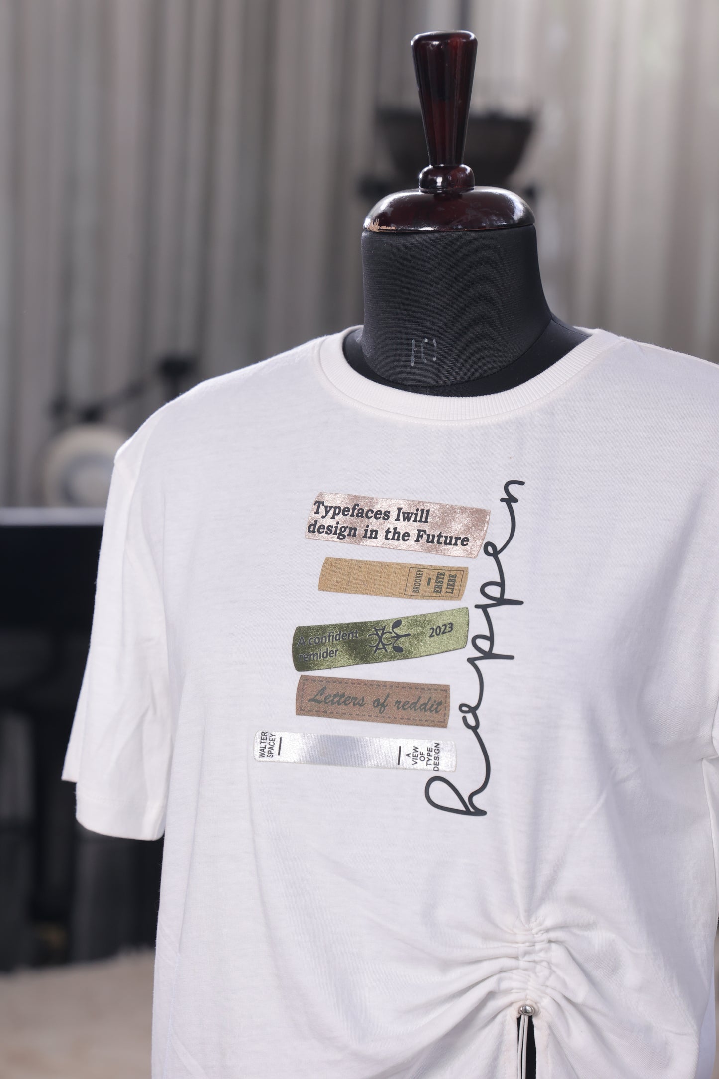 Ruched Tag Tee
