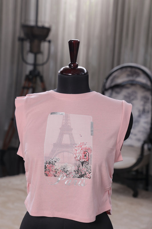 Pink Paris Tee