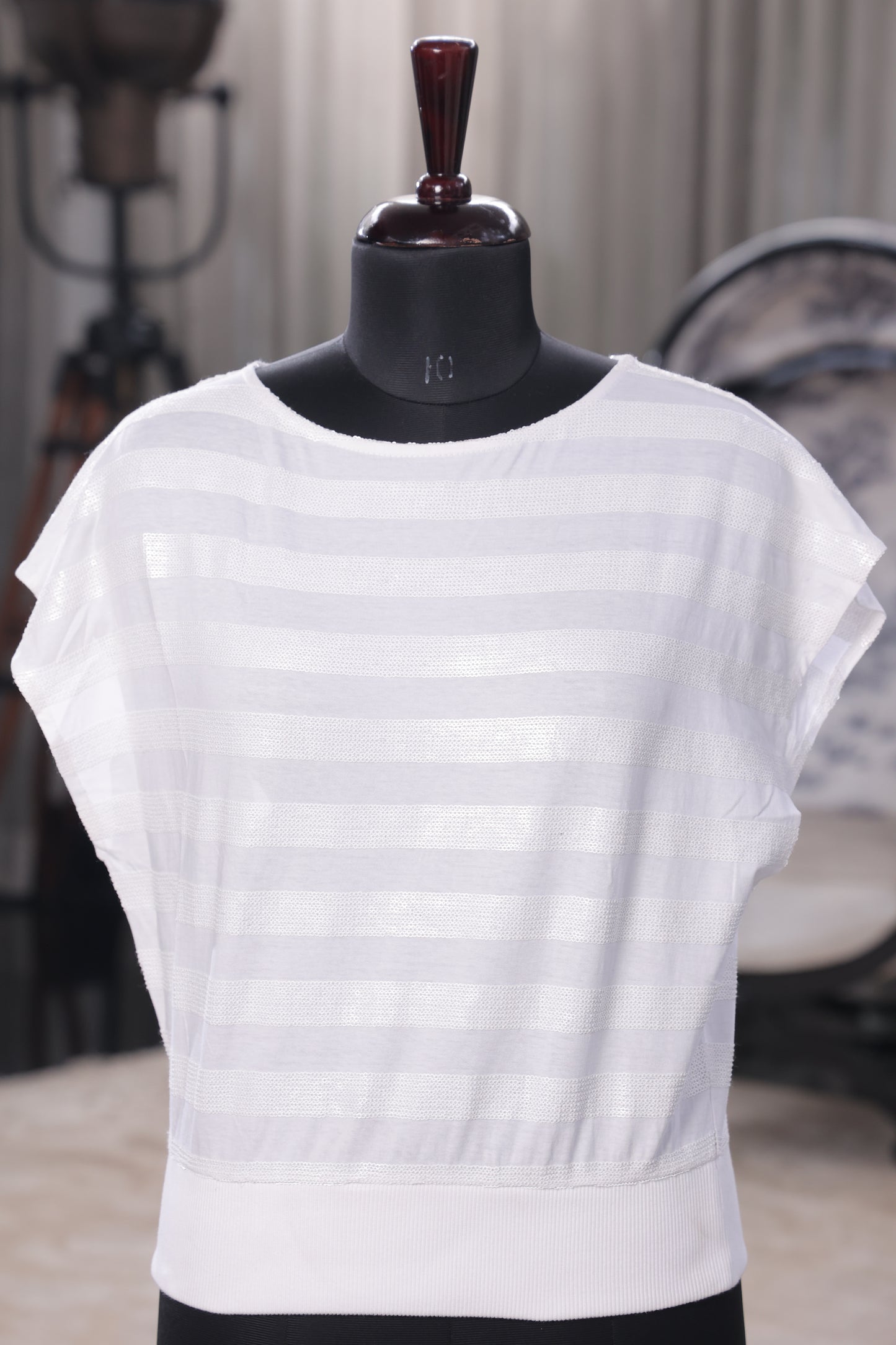 Ivory Stripe Tee