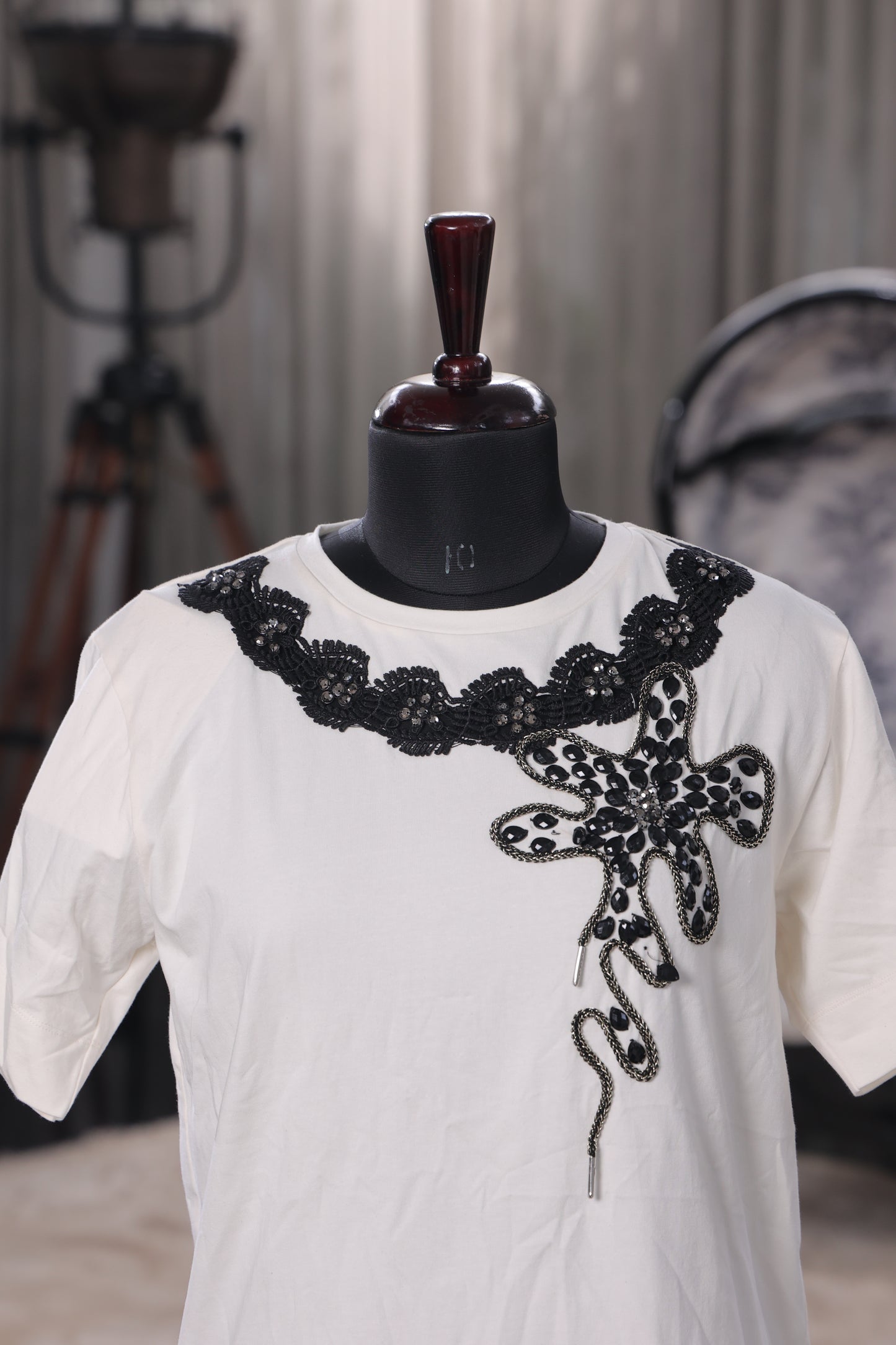 Noir Trim Top