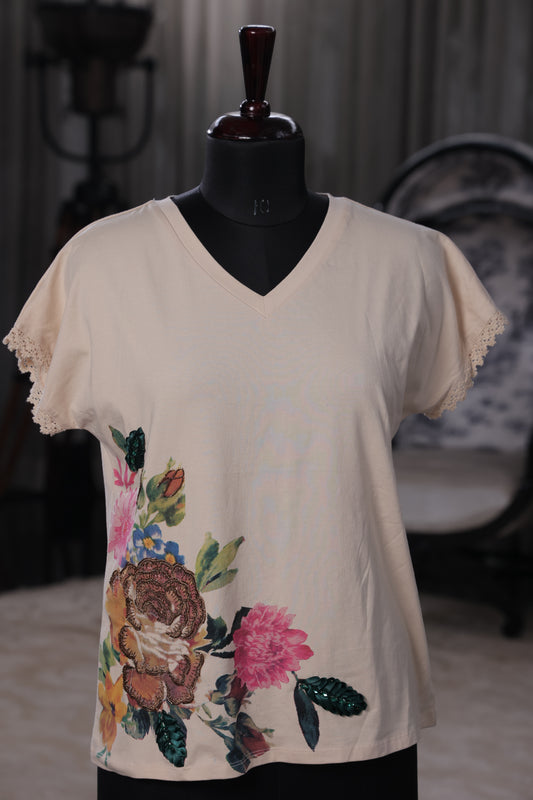 Color Blooms Top