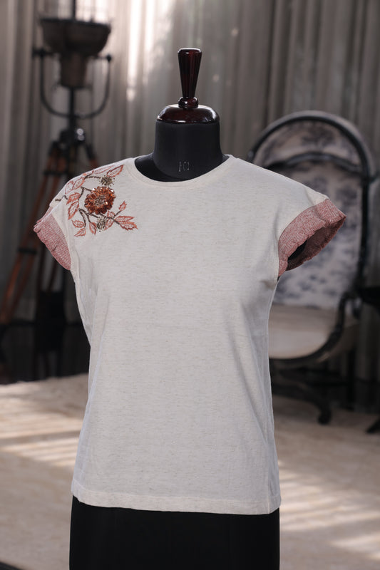 Subtle Bloom Top