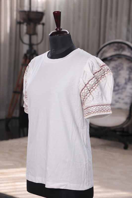 Snowveil Statement Top