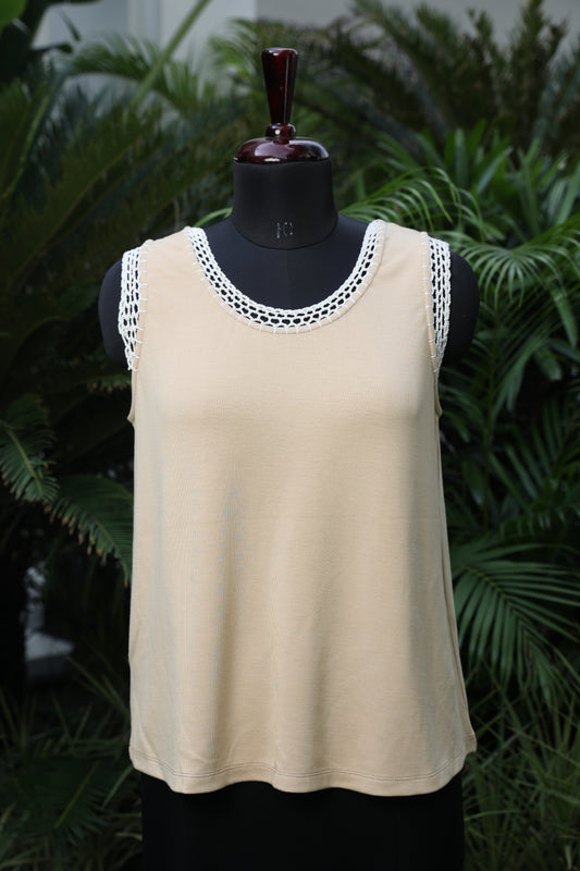 Beige tank